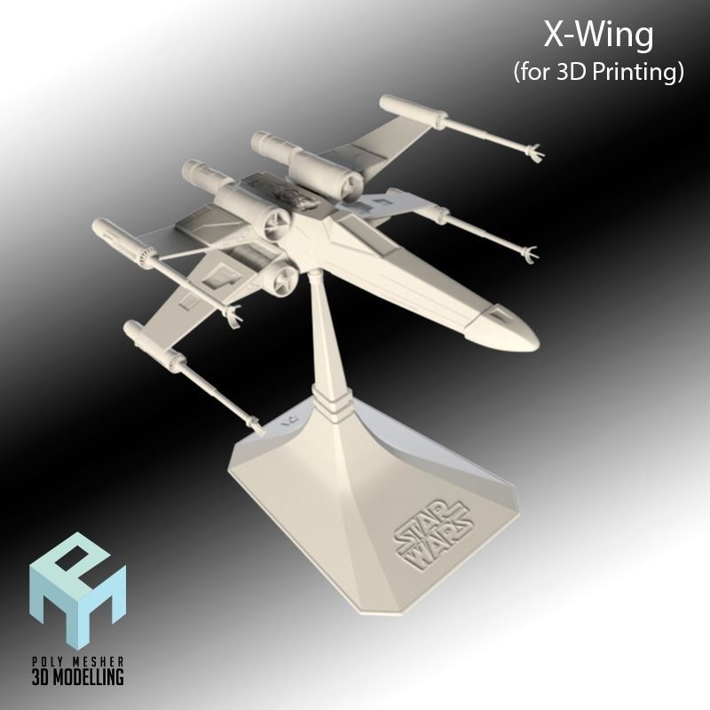 XWing for 3D Printing 3D model 3D printable | CGTrader