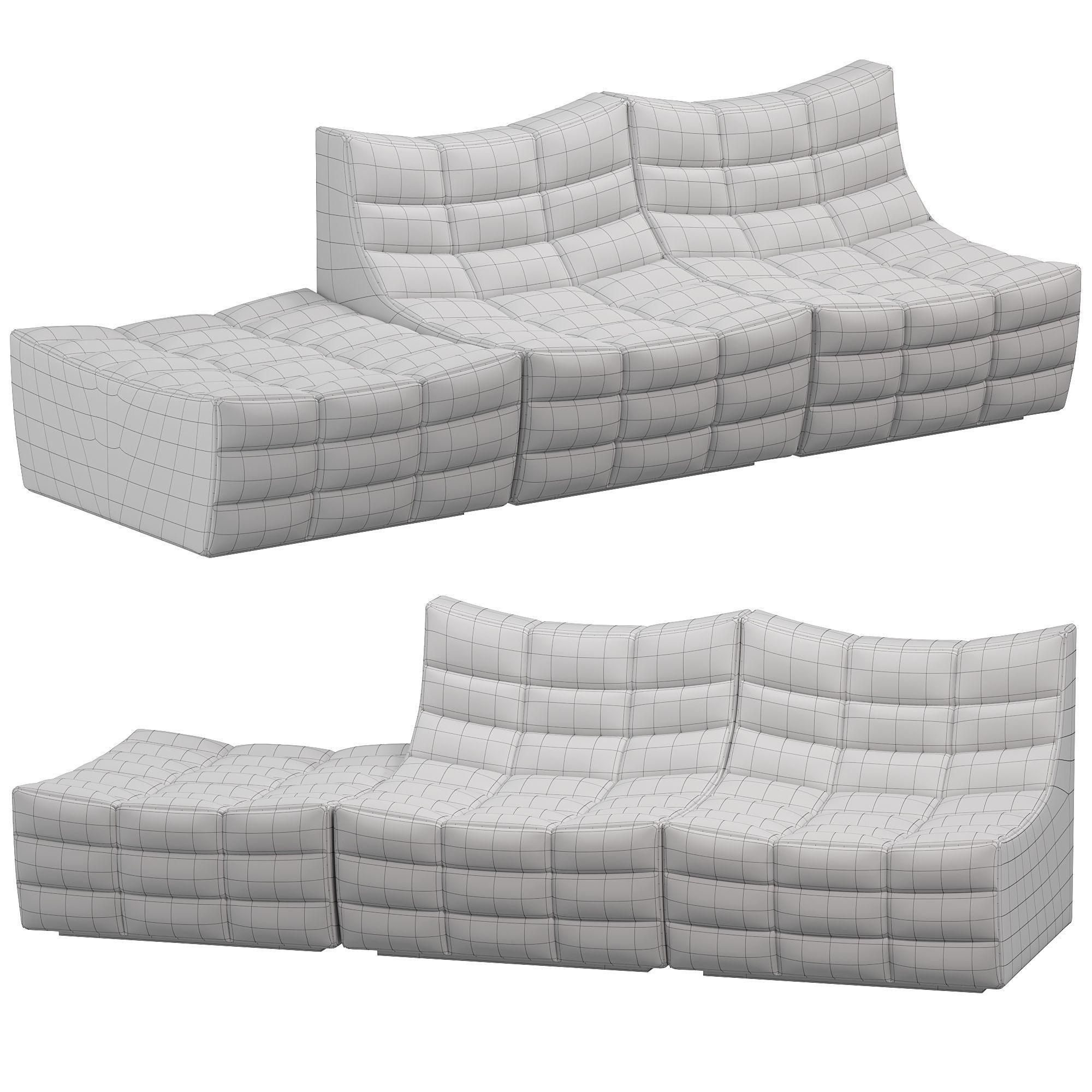 Tanner Open End Sofa by roveconcepts 3D model_2