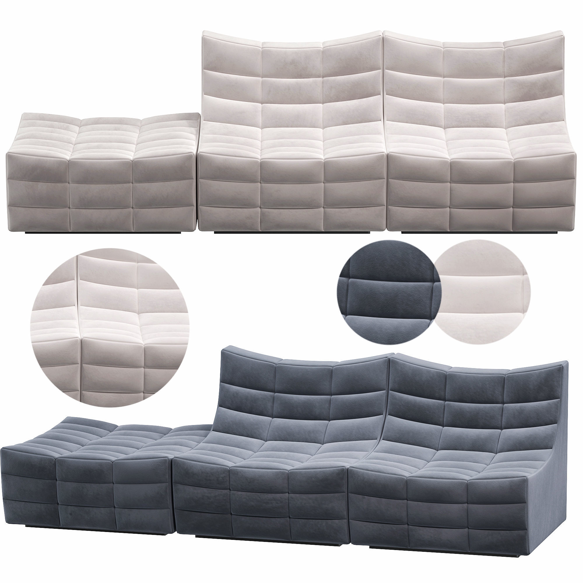 Tanner Open End Sofa by roveconcepts 3D model_1