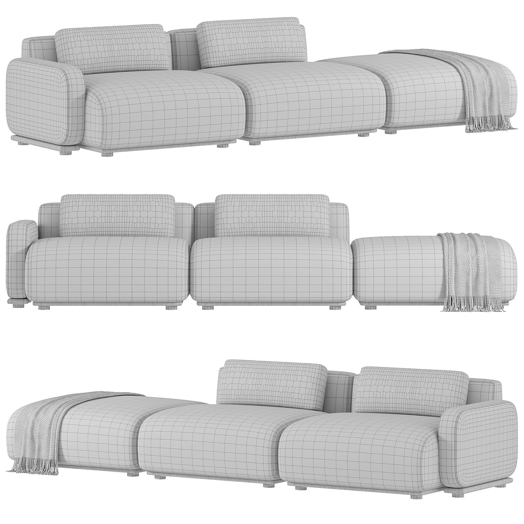 Boden Open End Sofa By Rove Concepts Collection 3D model_2