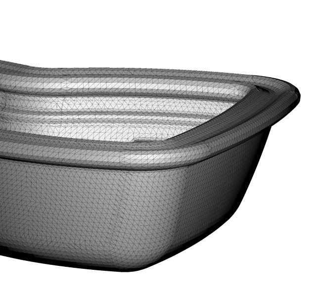 Elegant Fishing Boat Toy 3D model_6