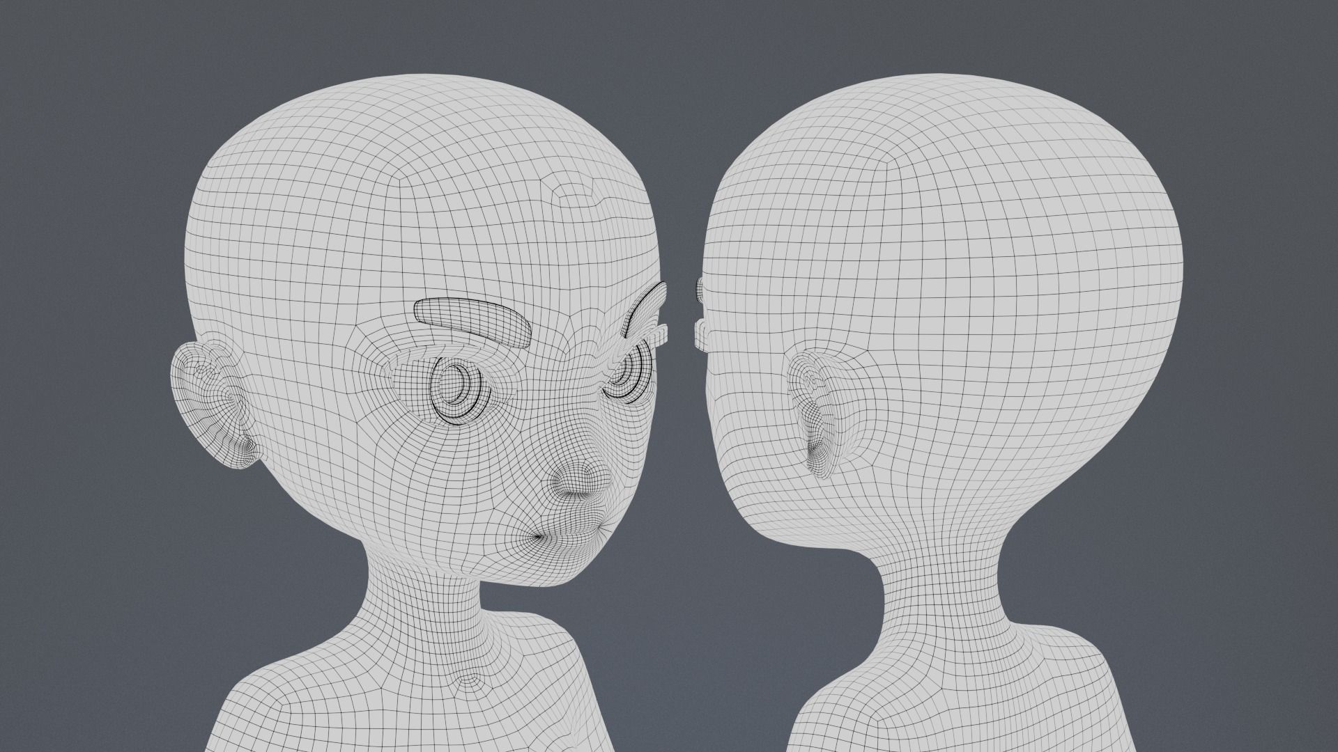 Stylized Char 2 3D model_4