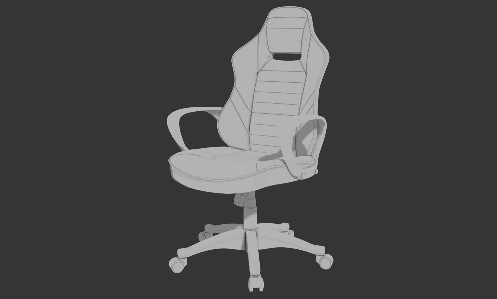 gaming chair 3D model_5