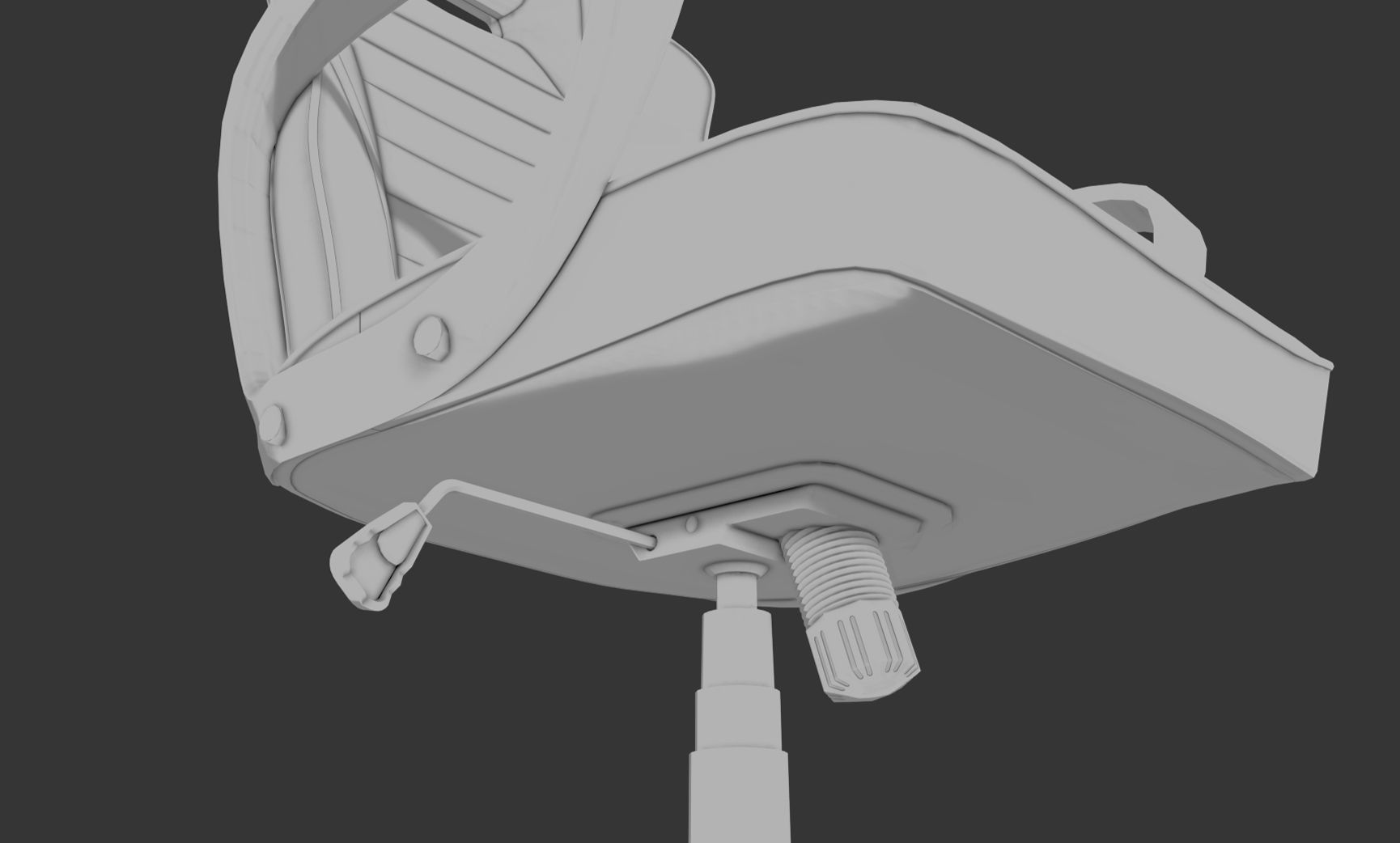 gaming chair 3D model_2