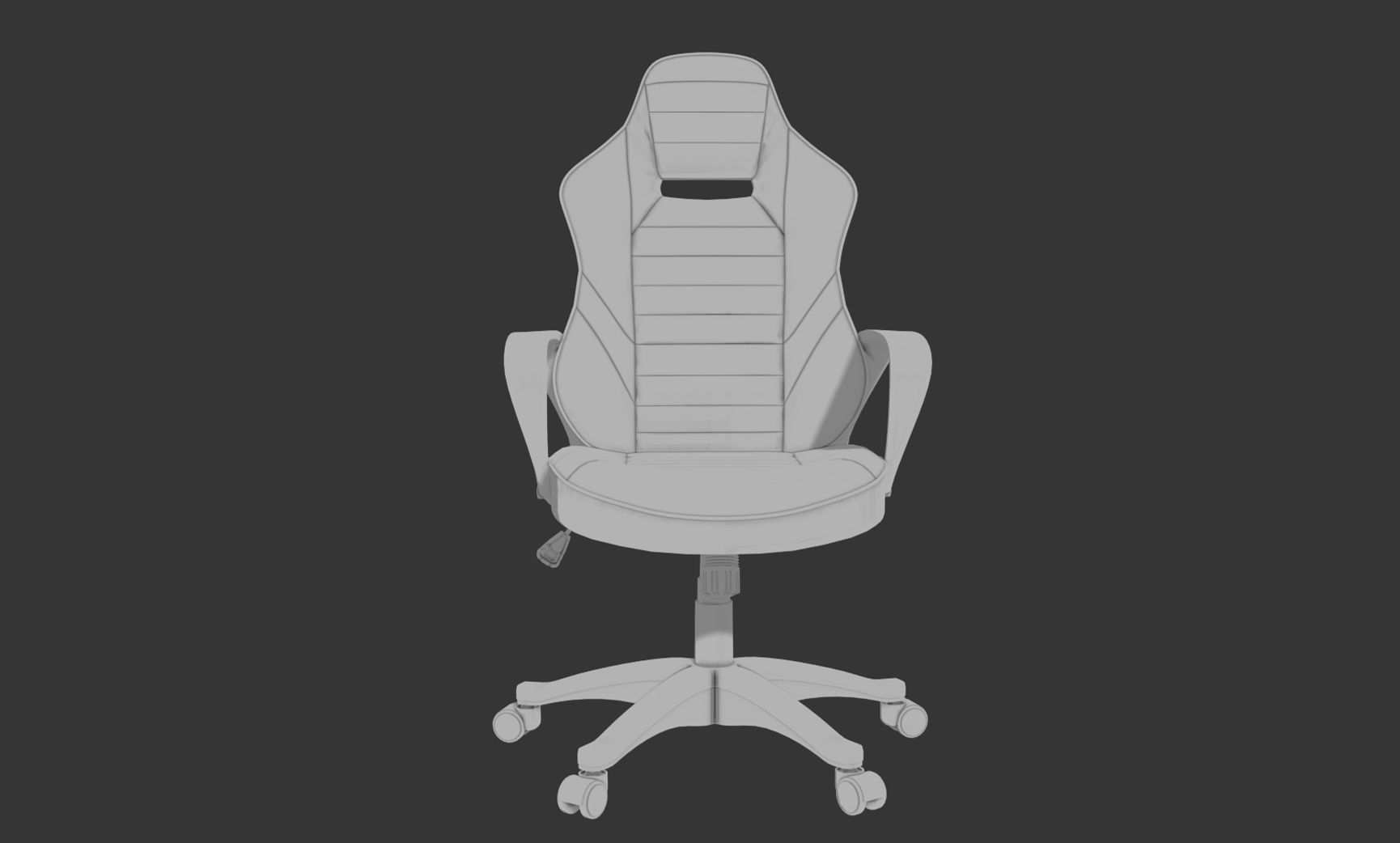 gaming chair 3D model_6