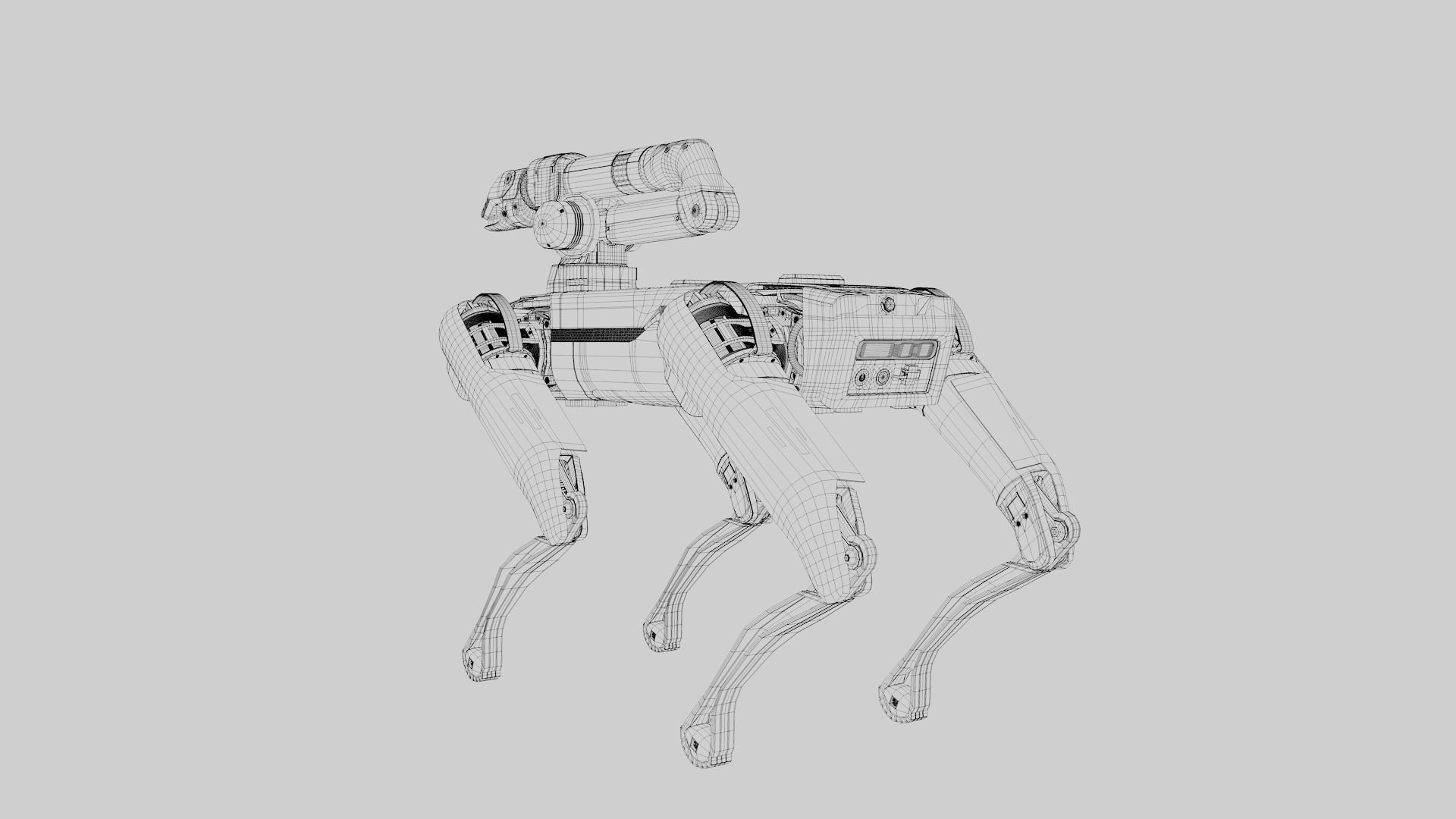 Professional Dog Machine Spot 3D model_19
