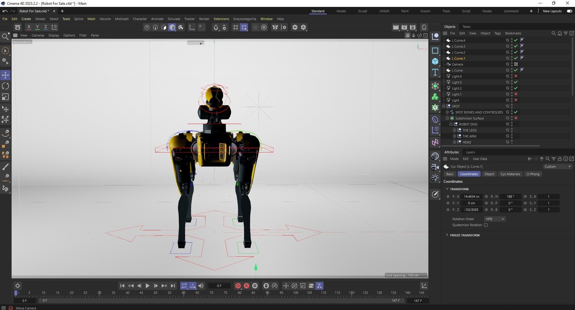 Professional Dog Machine Spot 3D model_8
