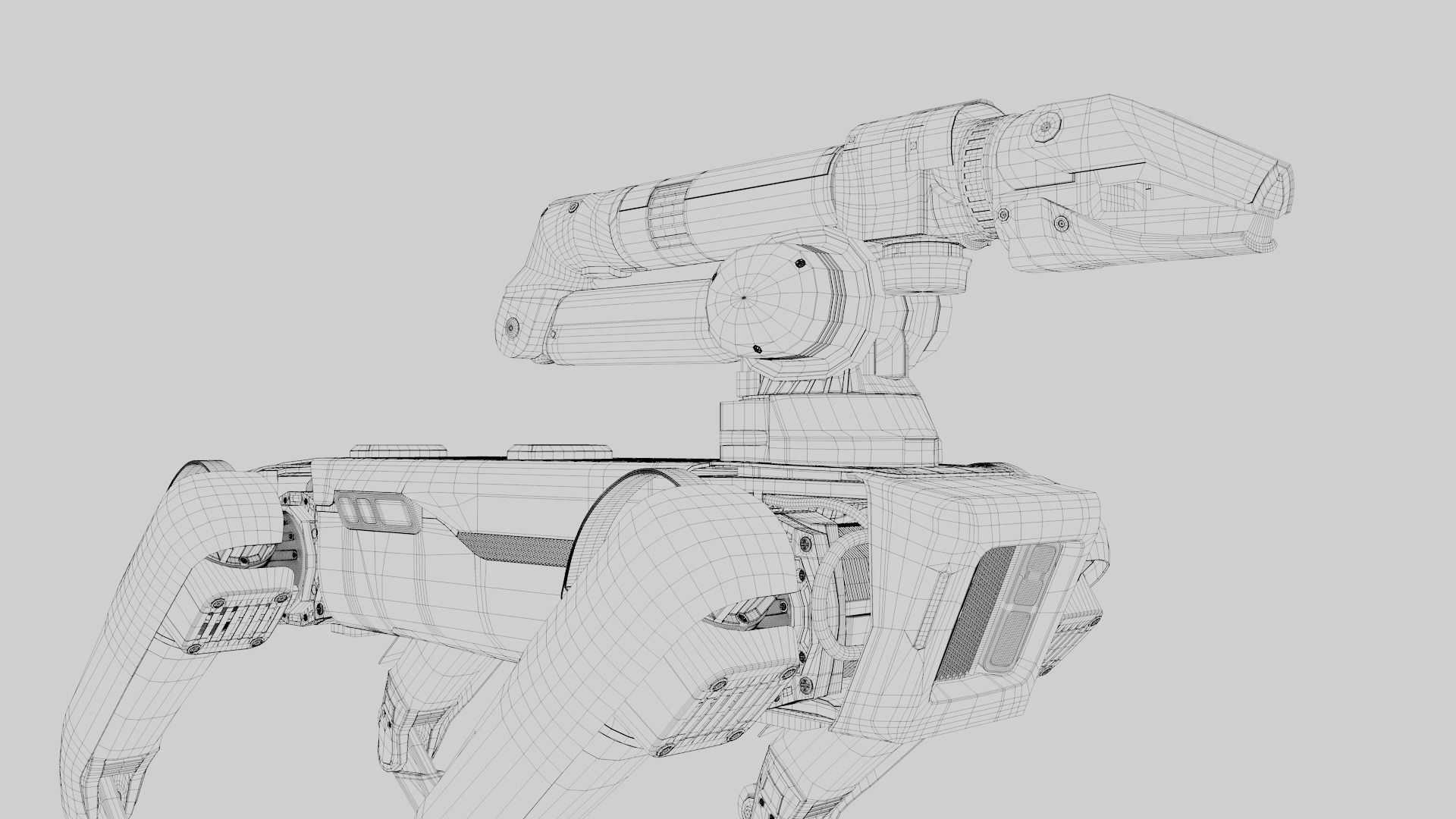 Professional Dog Machine Spot 3D model_17