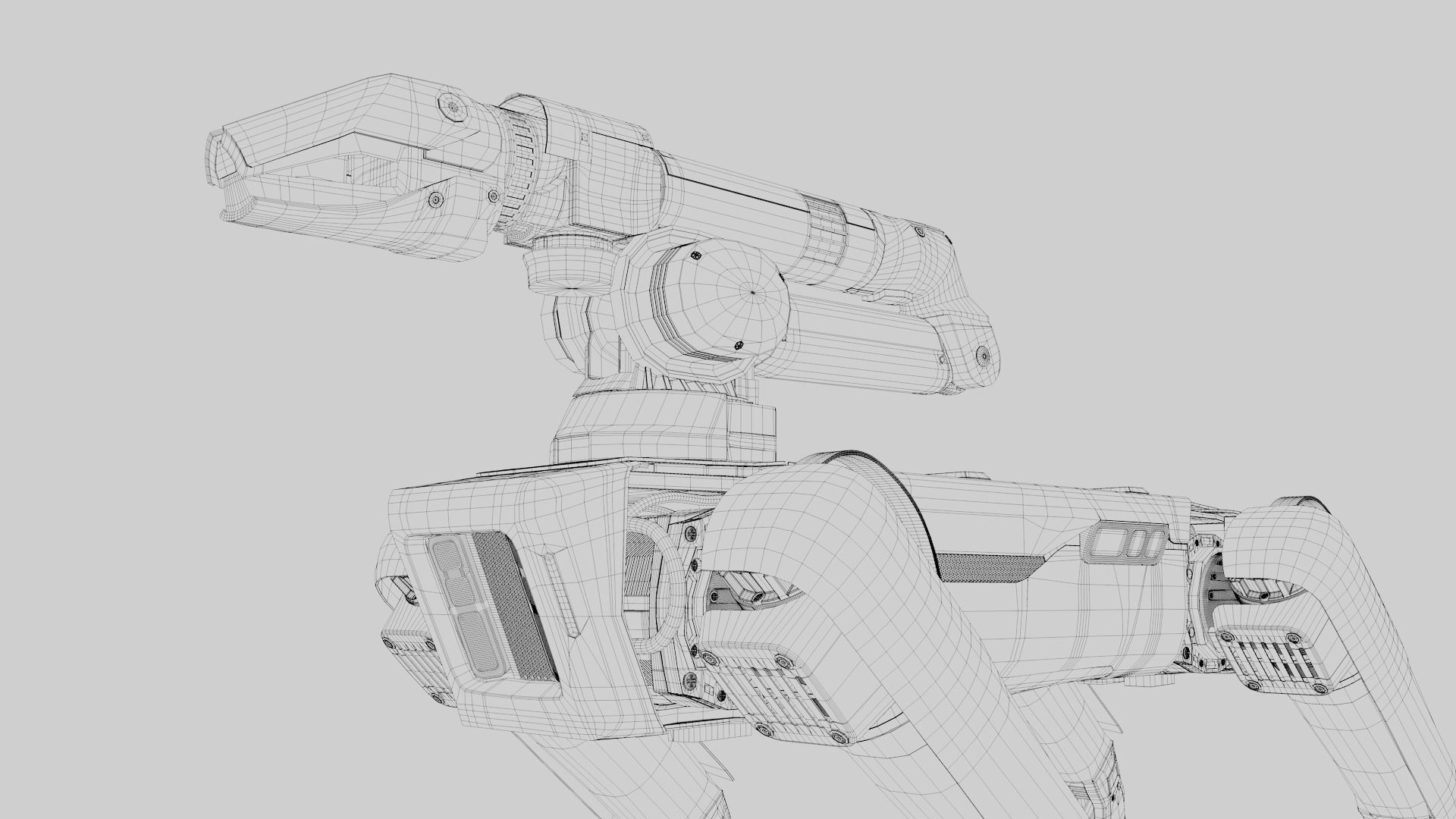 Professional Dog Machine Spot 3D model_25