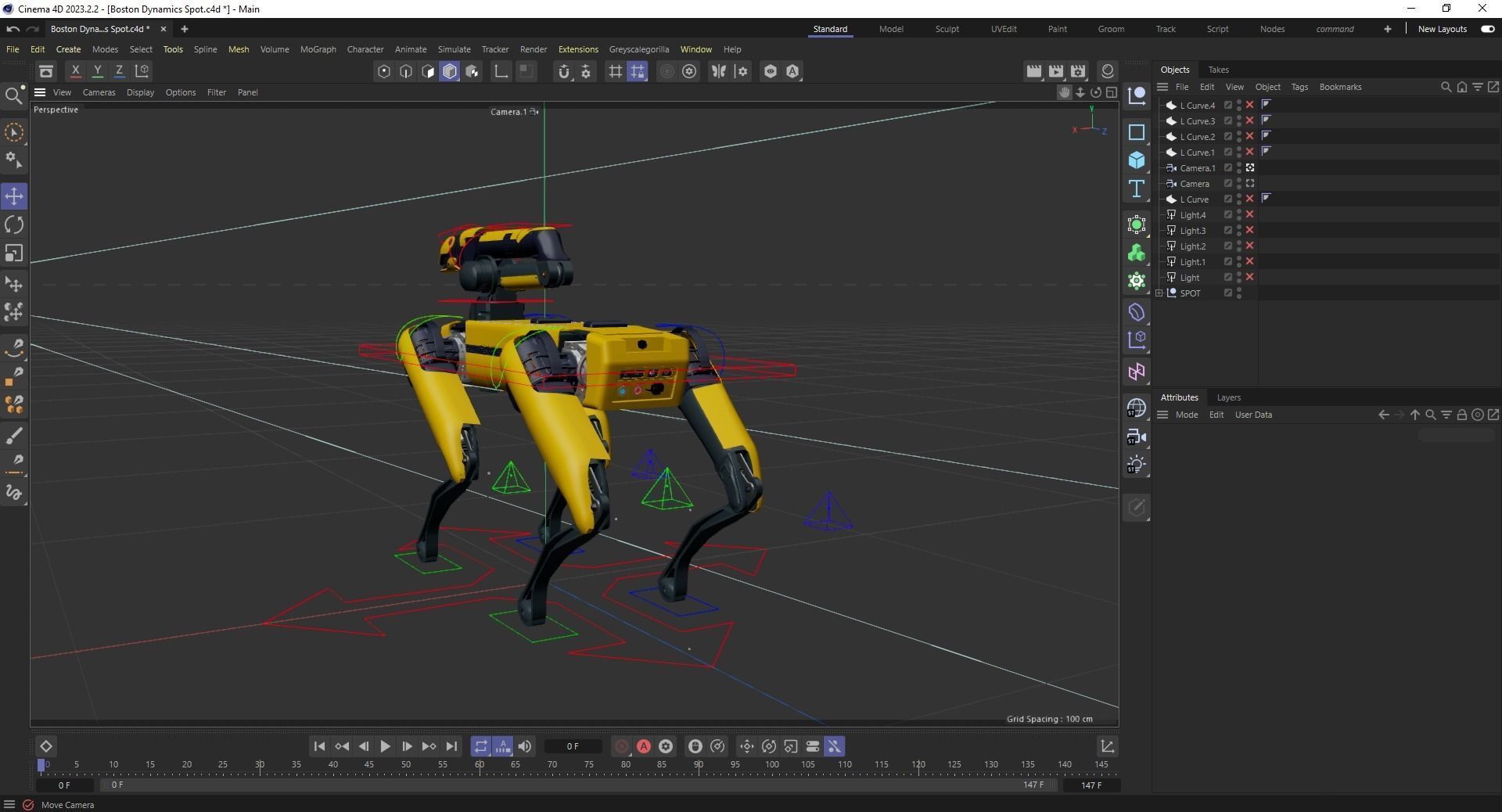 Professional Dog Machine Spot 3D model_4