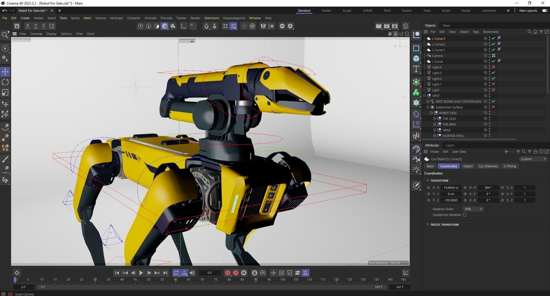 Professional Dog Machine Spot 3D model_26
