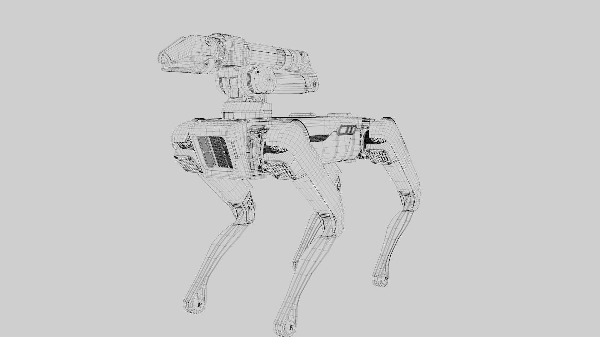 Professional Dog Machine Spot 3D model_9