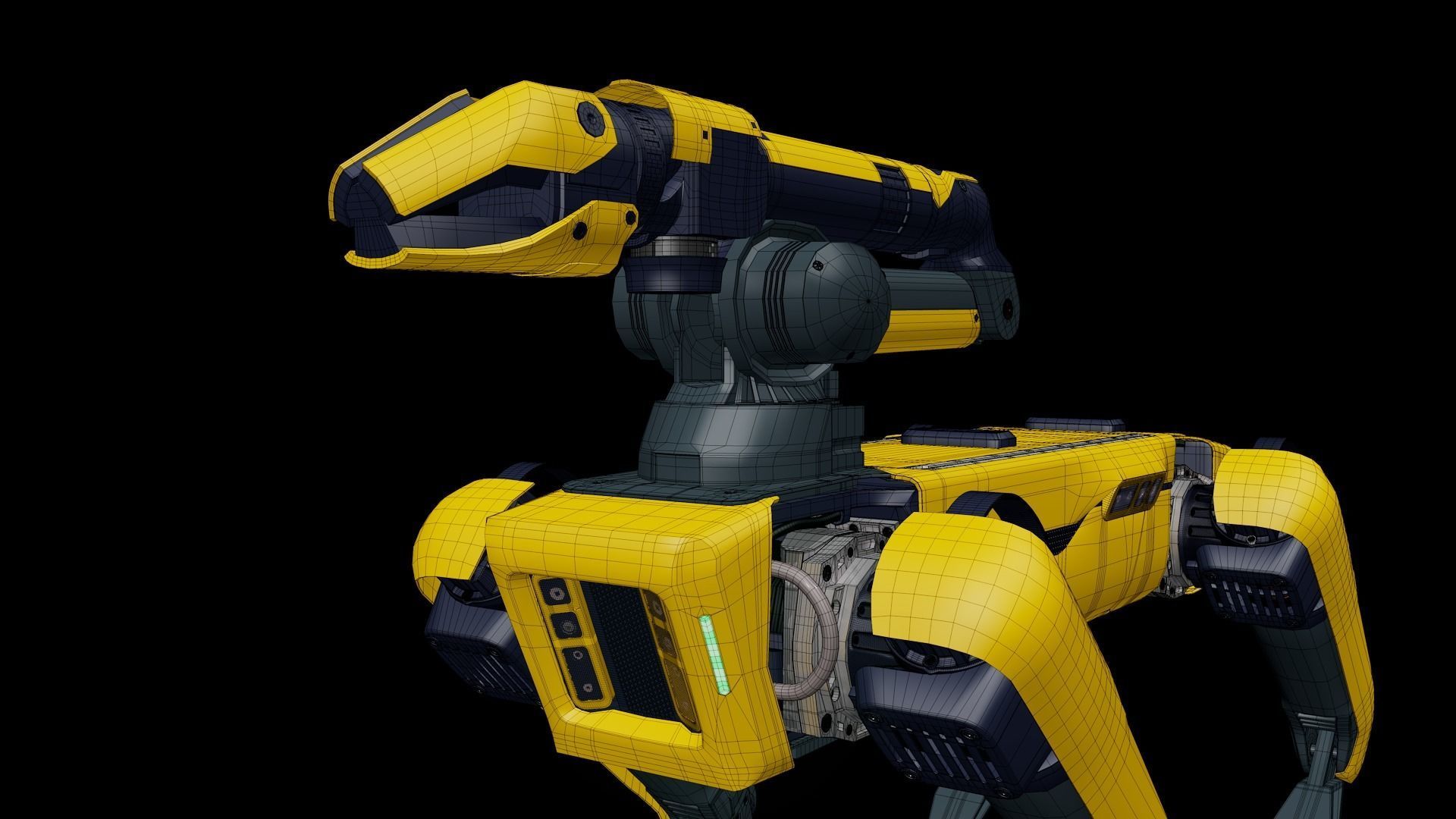 Professional Dog Machine Spot 3D model_14