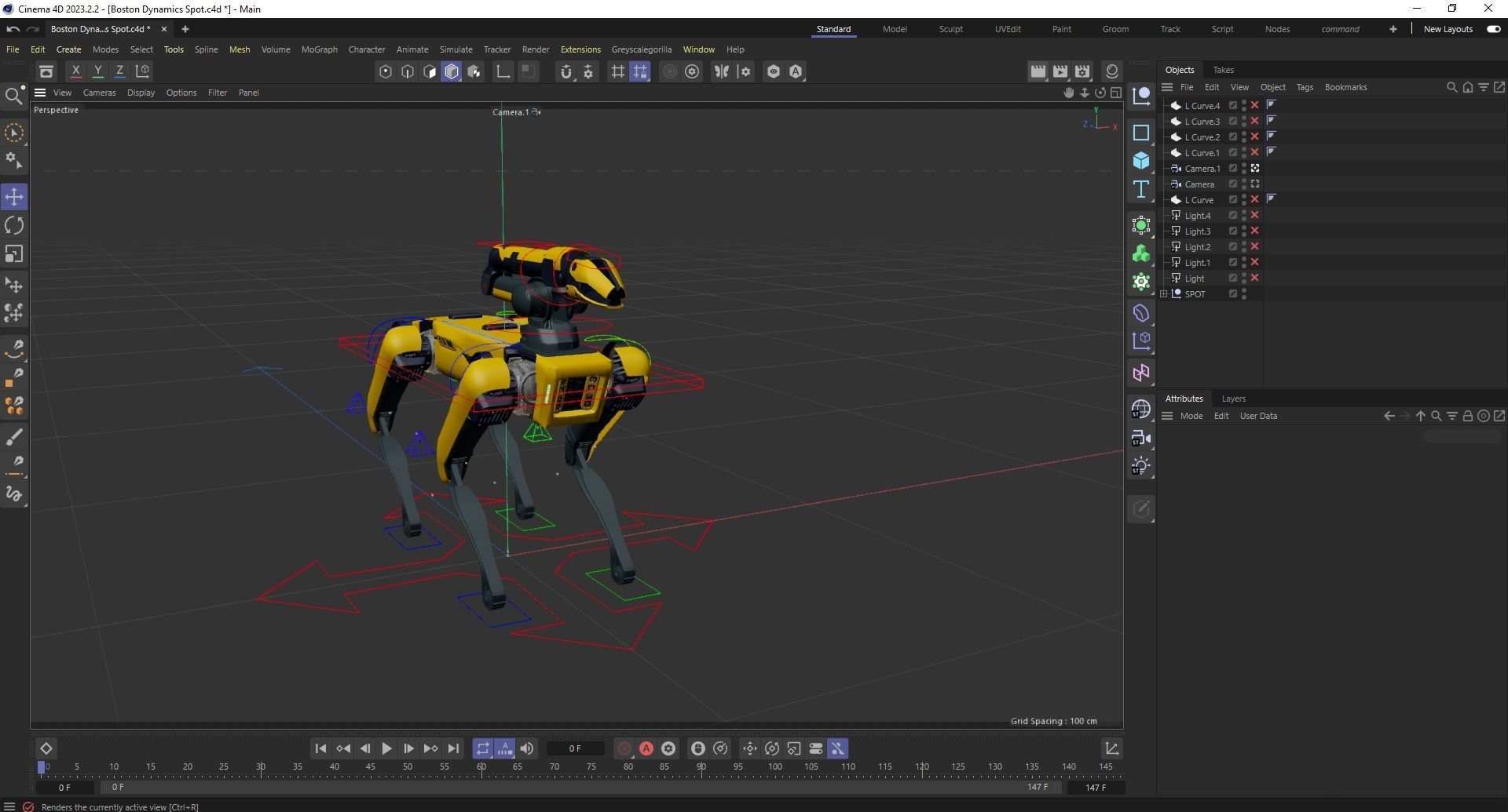 Professional Dog Machine Spot 3D model_5