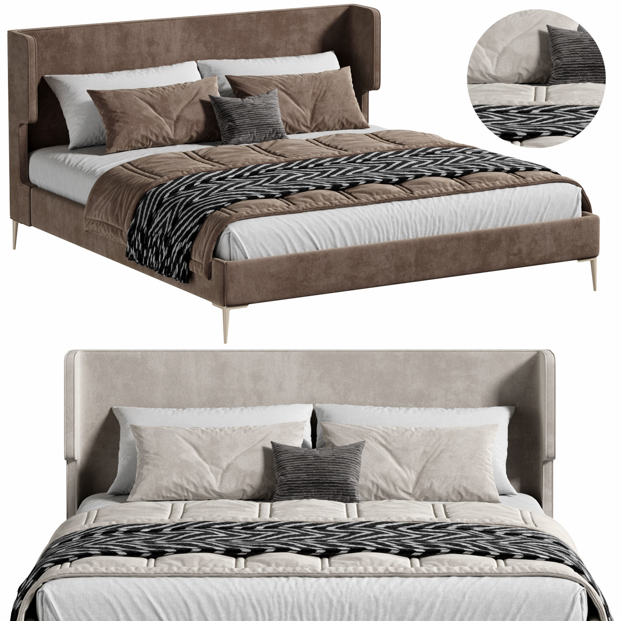 K20 bed by delavega 3D model_1