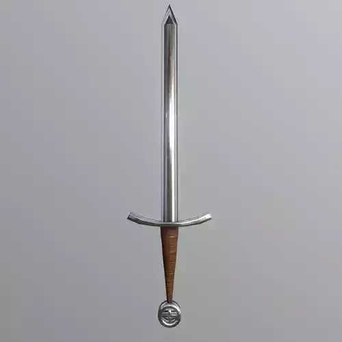 Medieval sword with some gems