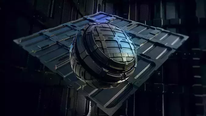 Sci-fi PBR Material Free 3D model