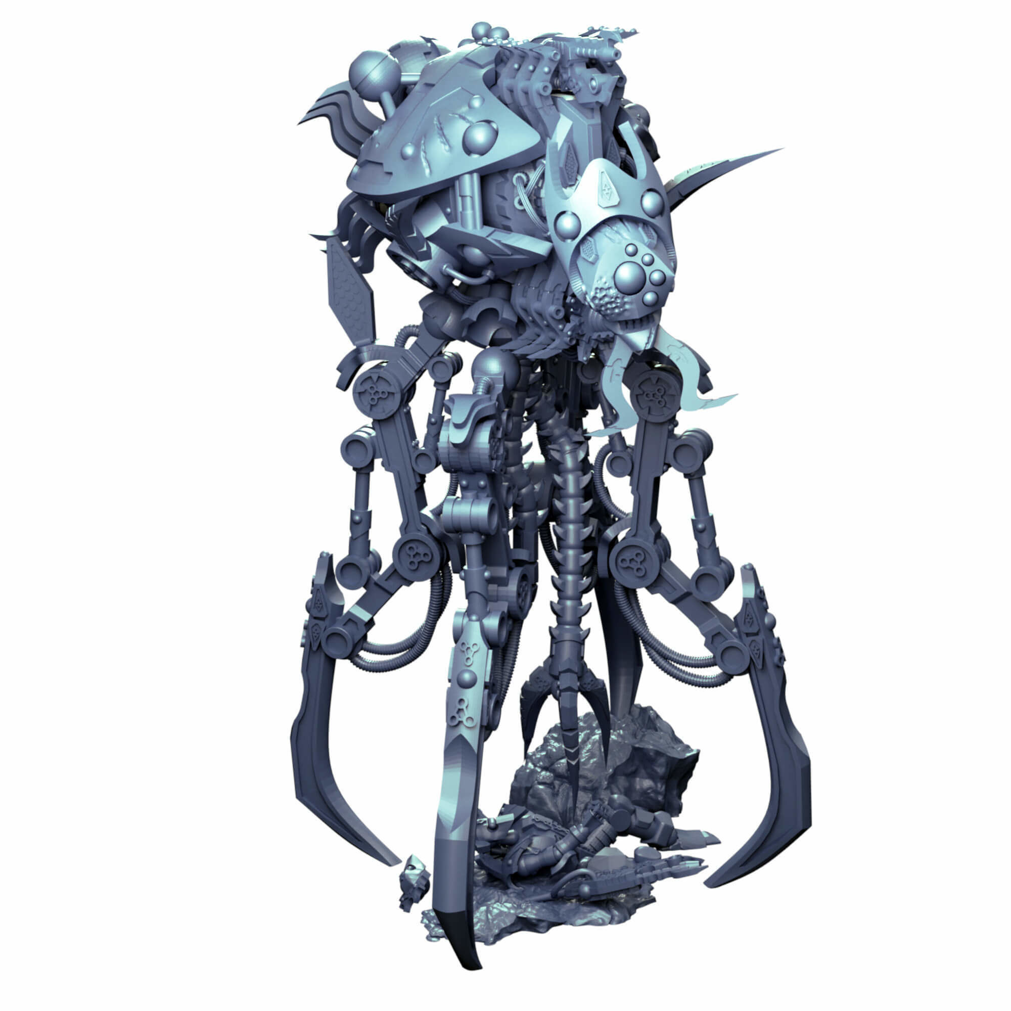 Undying Legions Robot Reanimator With Optional Claws 3D print model_23