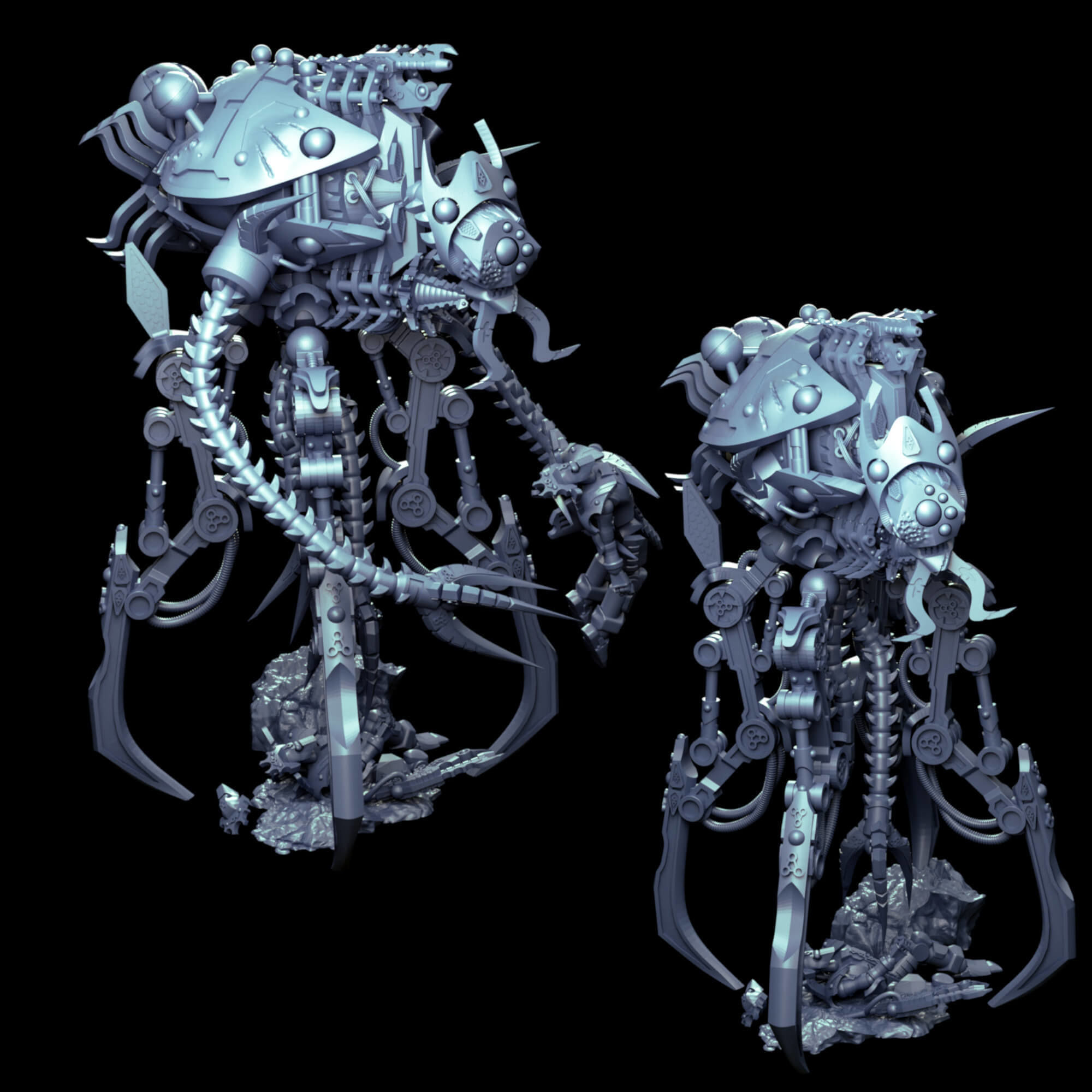 Undying Legions Robot Reanimator With Optional Claws 3D print model_30