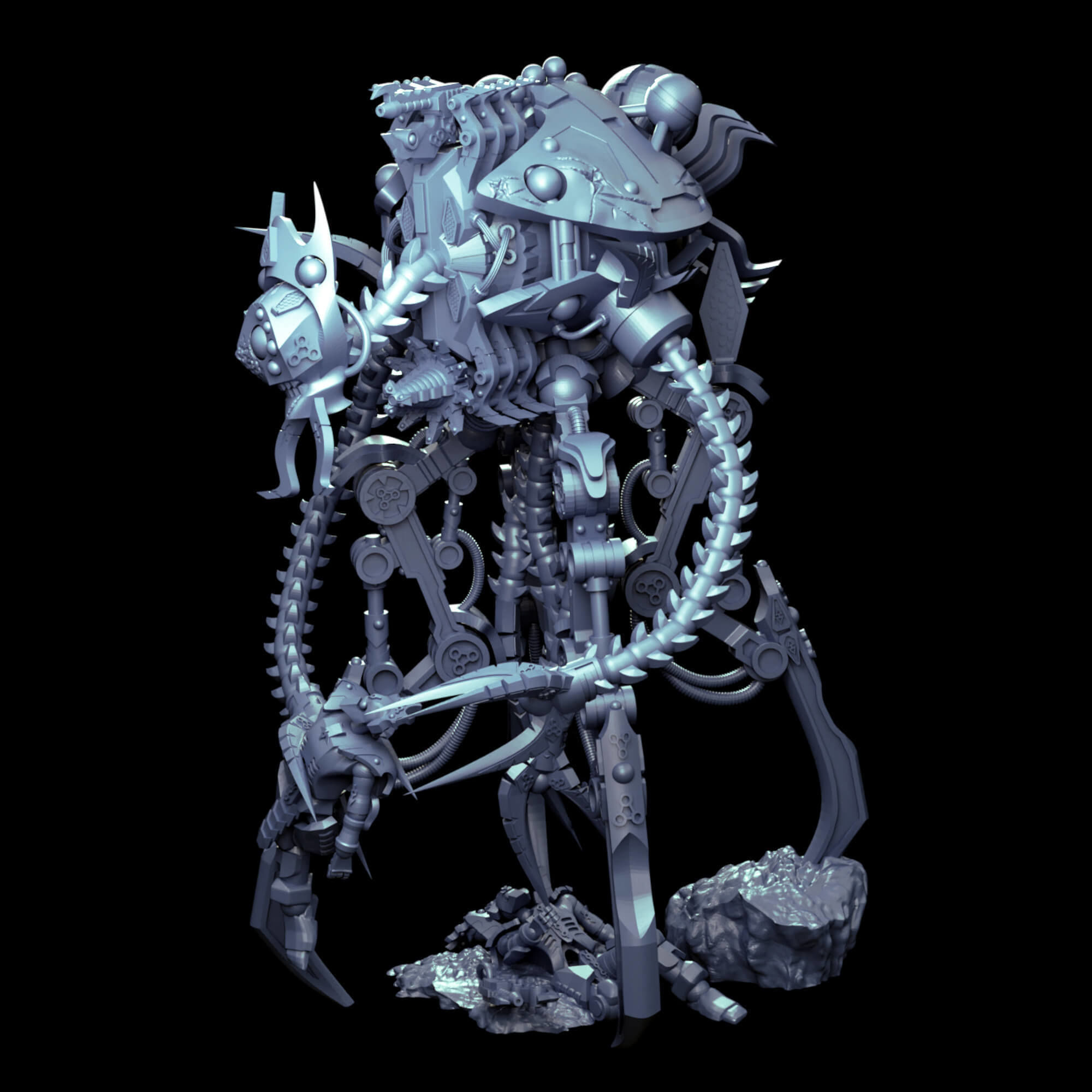 Undying Legions Robot Reanimator With Optional Claws 3D print model_18