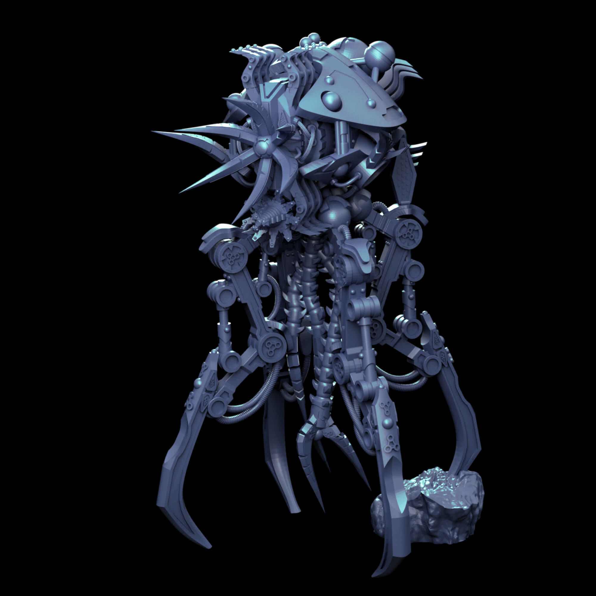 Undying Legions Robot Reanimator With Optional Claws 3D print model_13