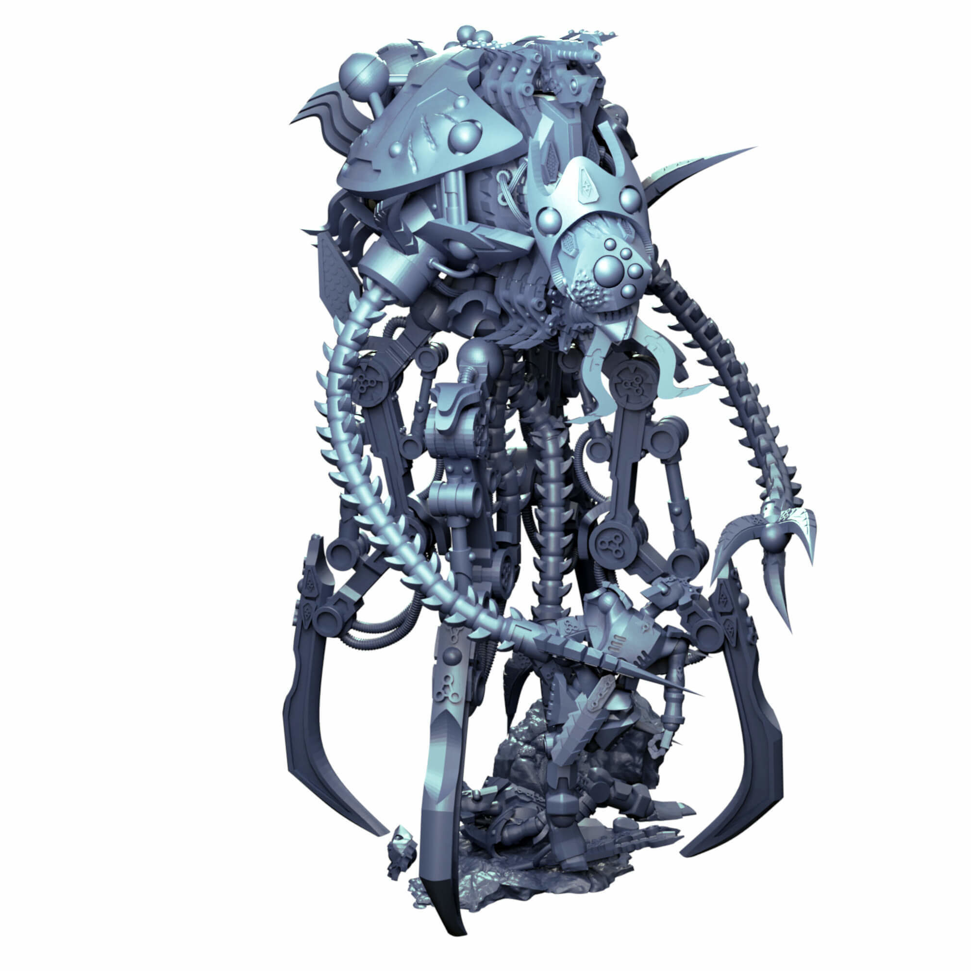 Undying Legions Robot Reanimator With Optional Claws 3D print model_21