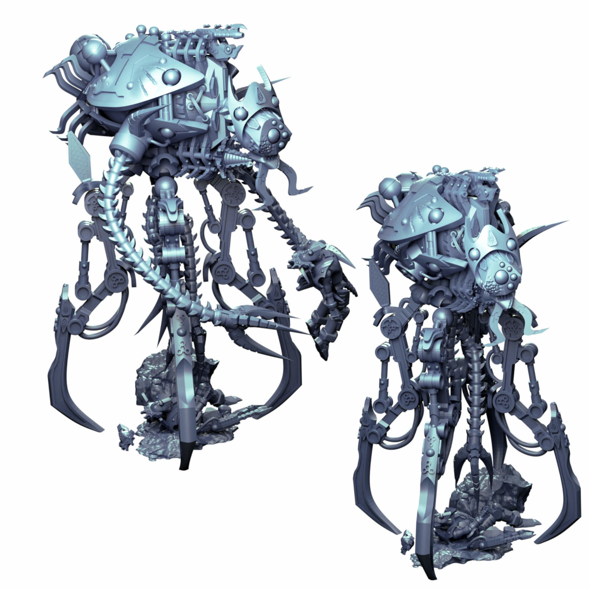 Undying Legions Robot Reanimator With Optional Claws 3D print model_1