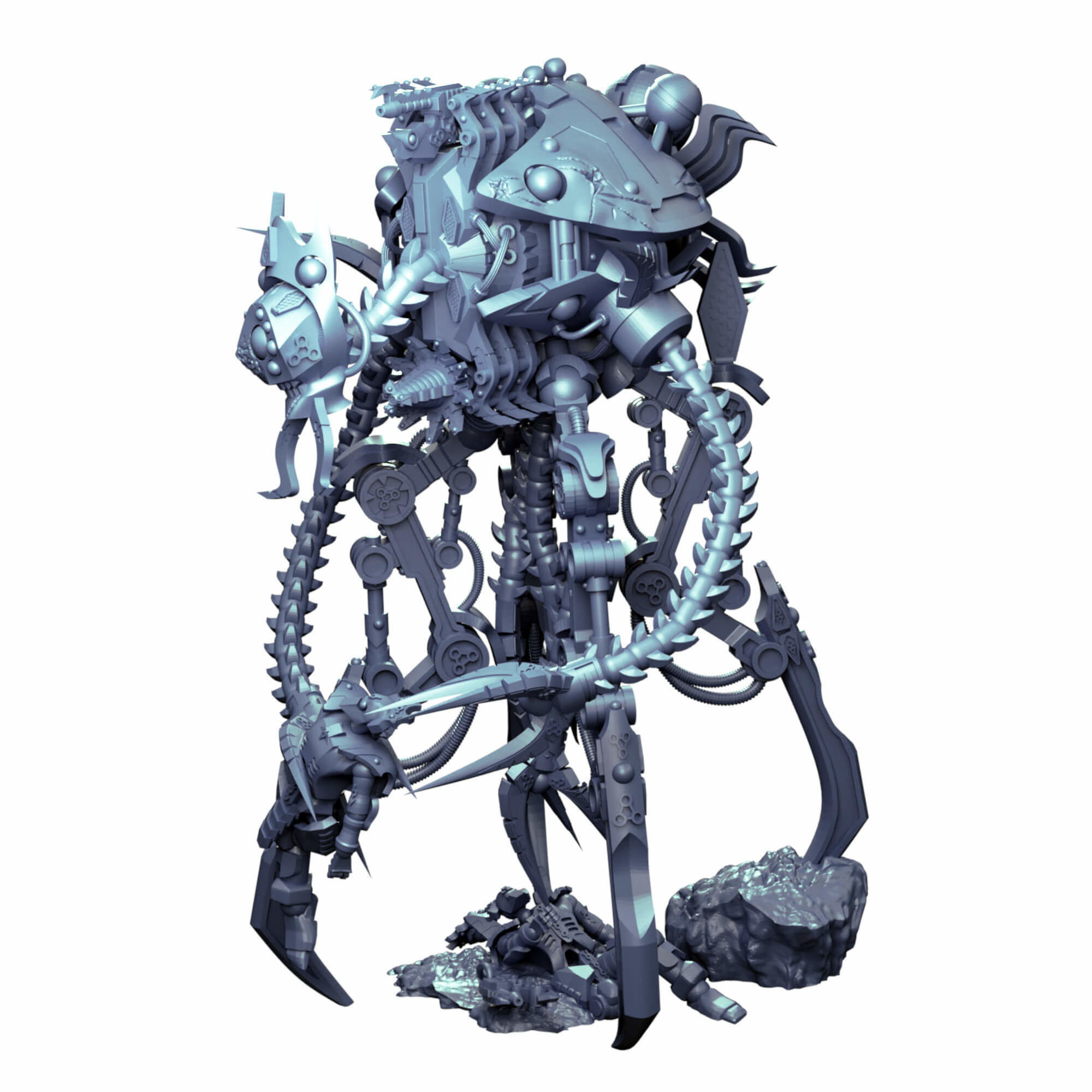 Undying Legions Robot Reanimator With Optional Claws 3D print model_19