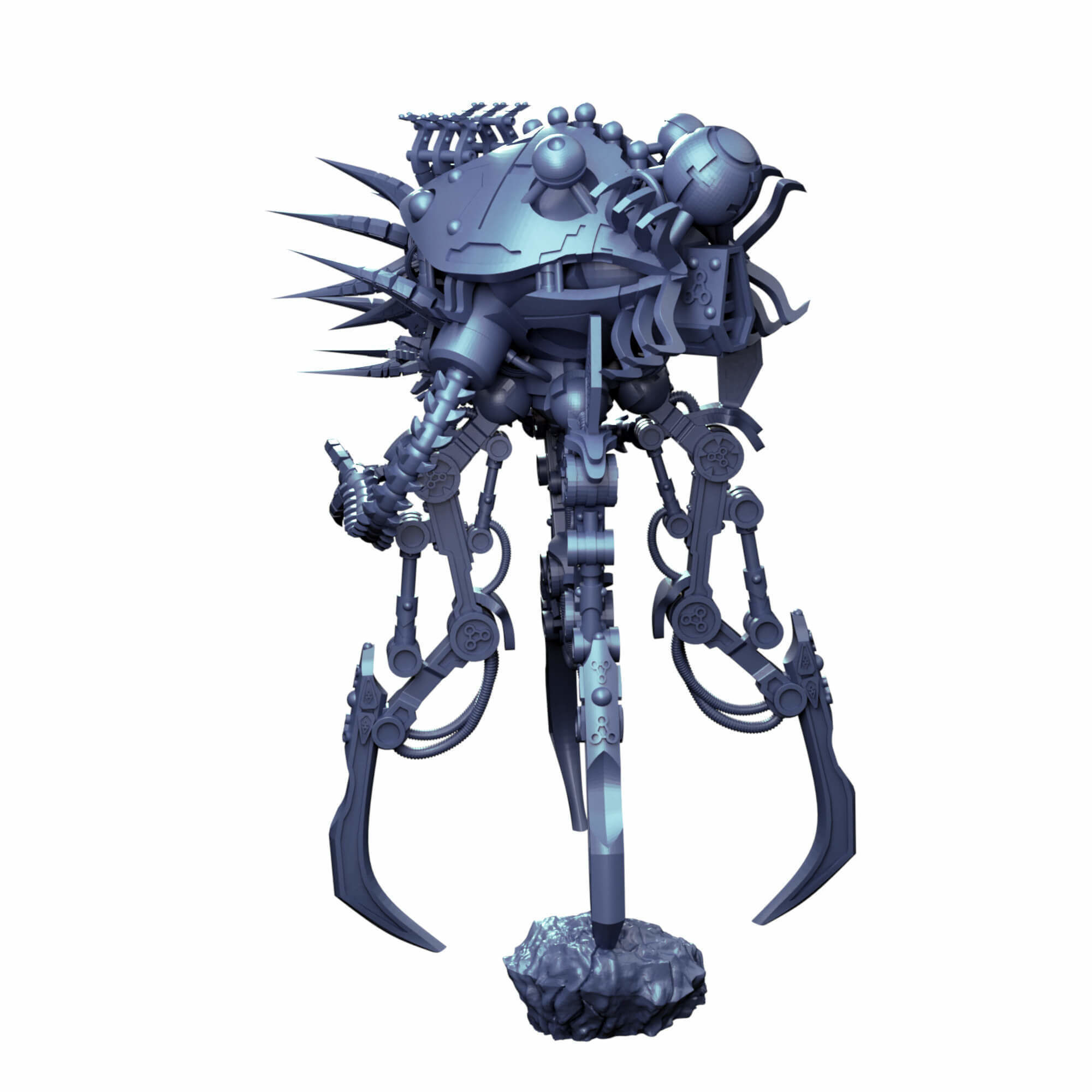 Undying Legions Robot Reanimator With Optional Claws 3D print model_6