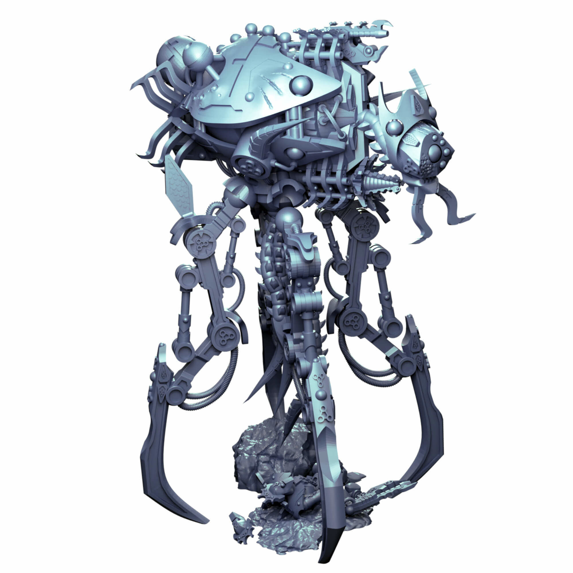 Undying Legions Robot Reanimator With Optional Claws 3D print model_25