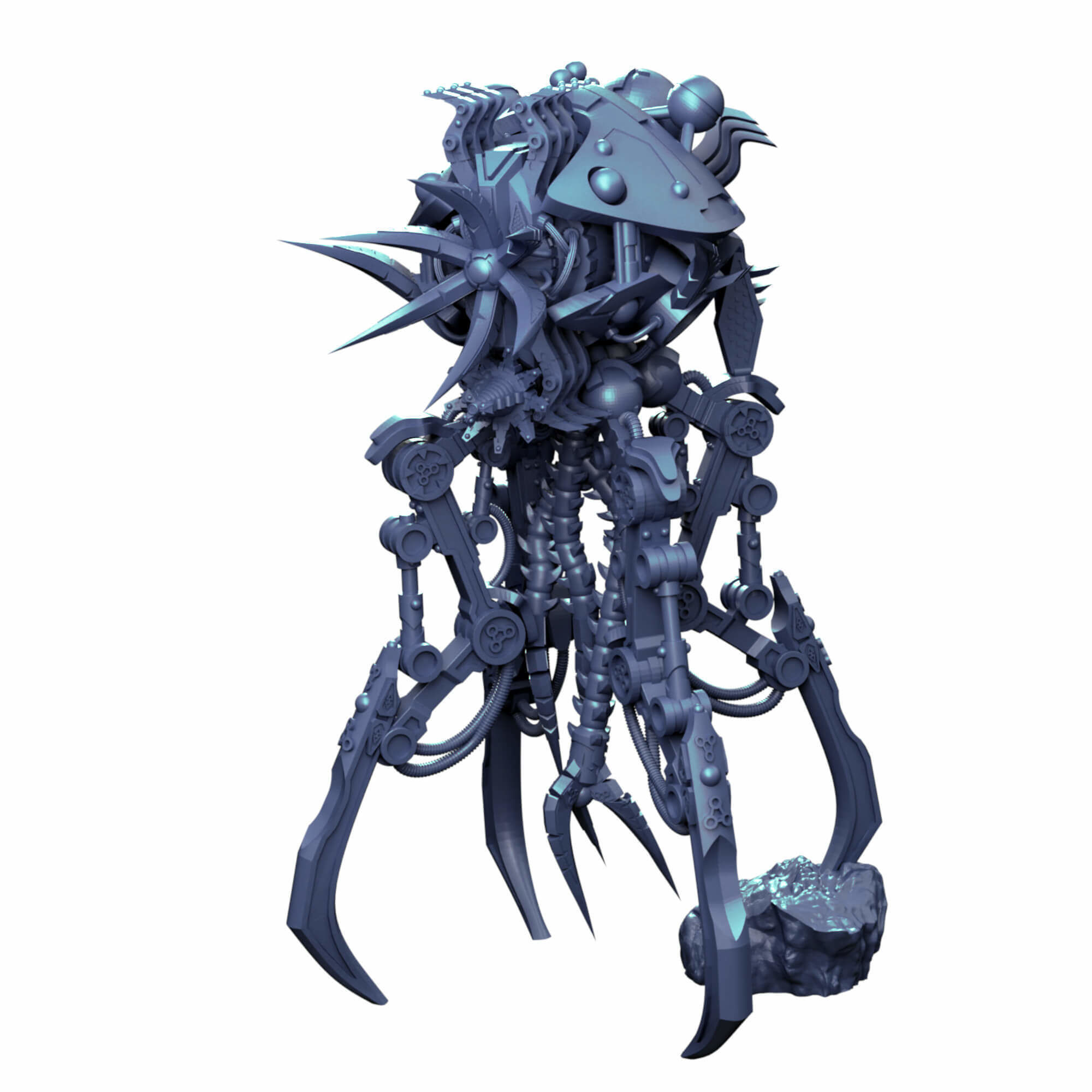 Undying Legions Robot Reanimator With Optional Claws 3D print model_14