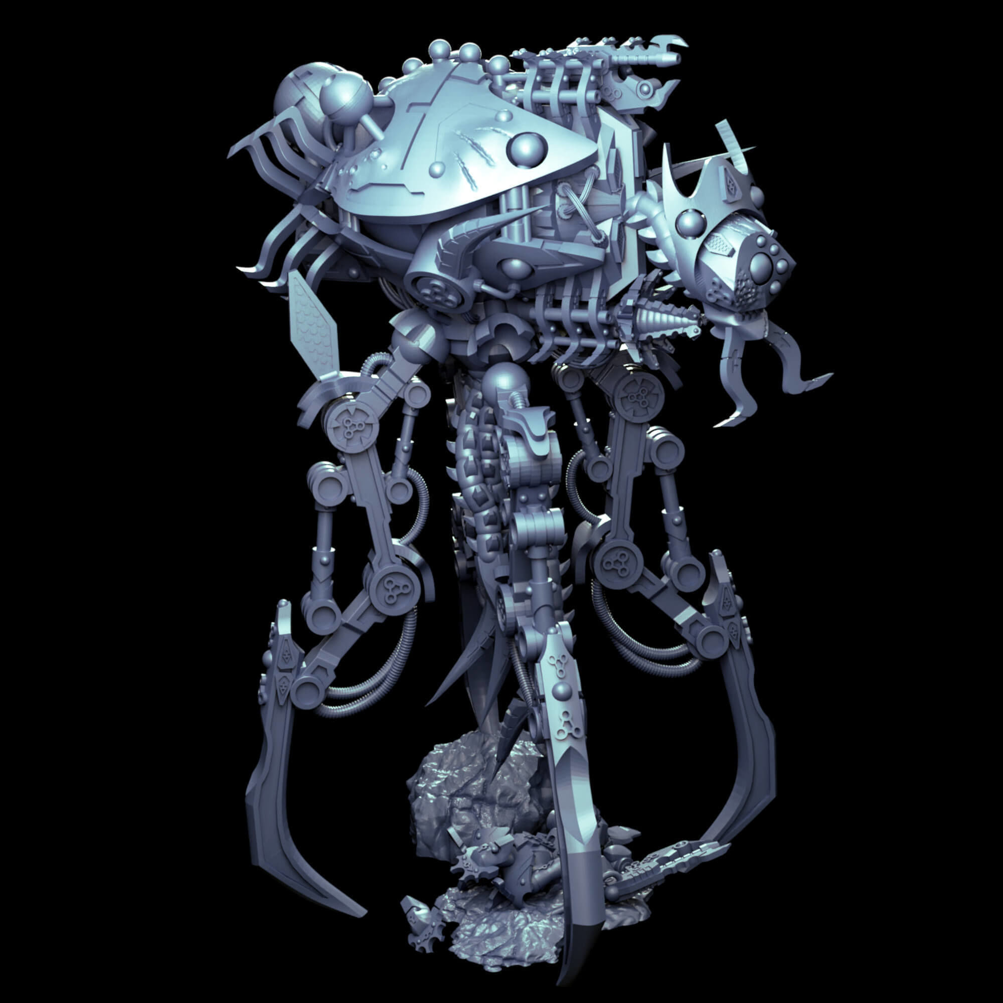 Undying Legions Robot Reanimator With Optional Claws 3D print model_24