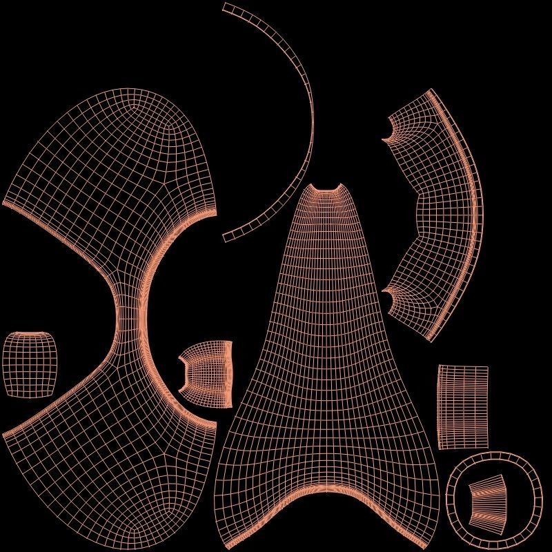 Tobacco Pipe Smoking Pipe Billiard Bent Blue 3D model_21