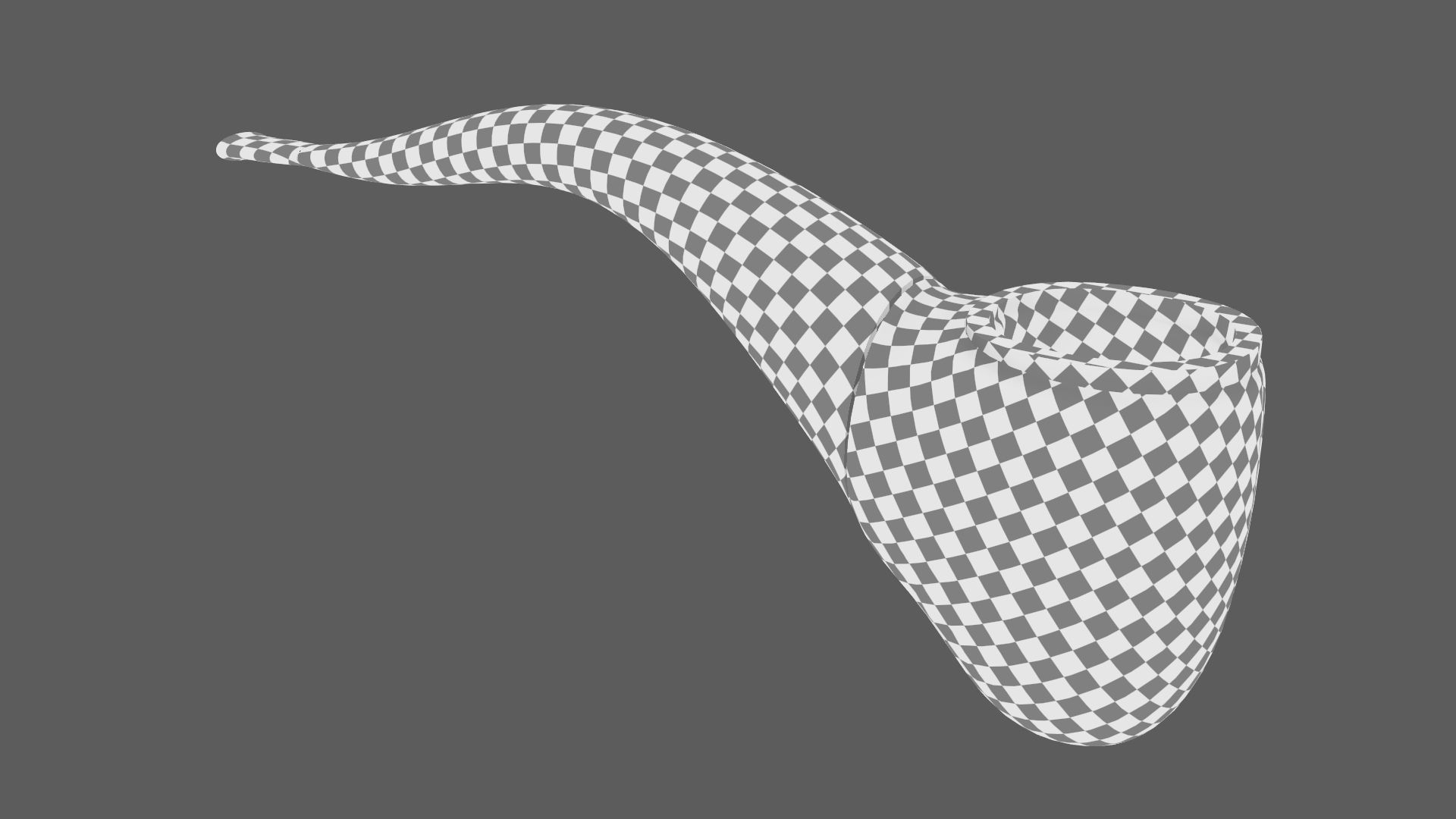 Tobacco Pipe Smoking Pipe Billiard Bent Blue 3D model_20