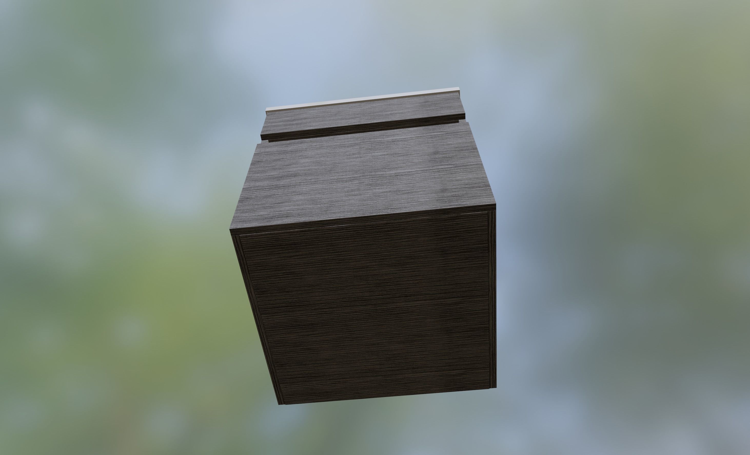 Vanity unit  Low-poly 3D model_6