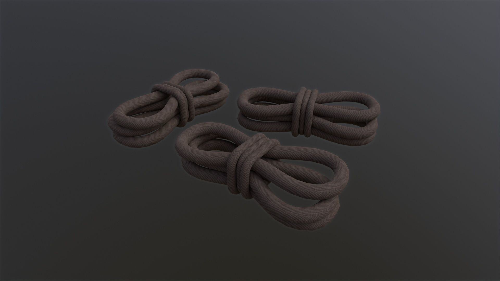 Rope Knot 3D Model Low-poly 3D model_3