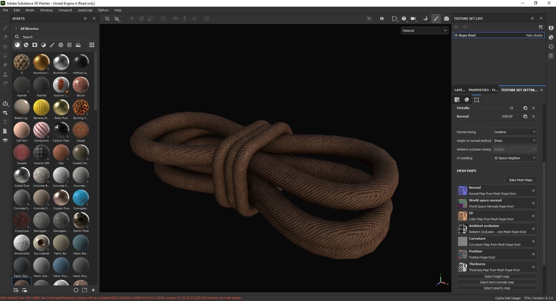 Rope Knot 3D Model Low-poly 3D model_7