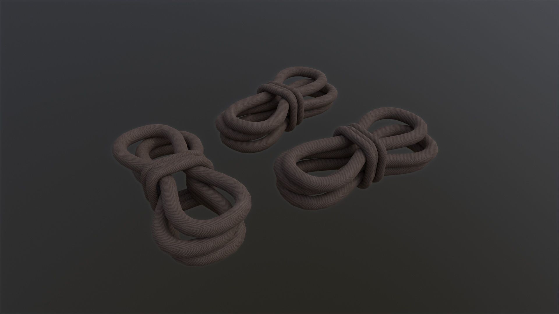 Rope Knot 3D Model Low-poly 3D model_4