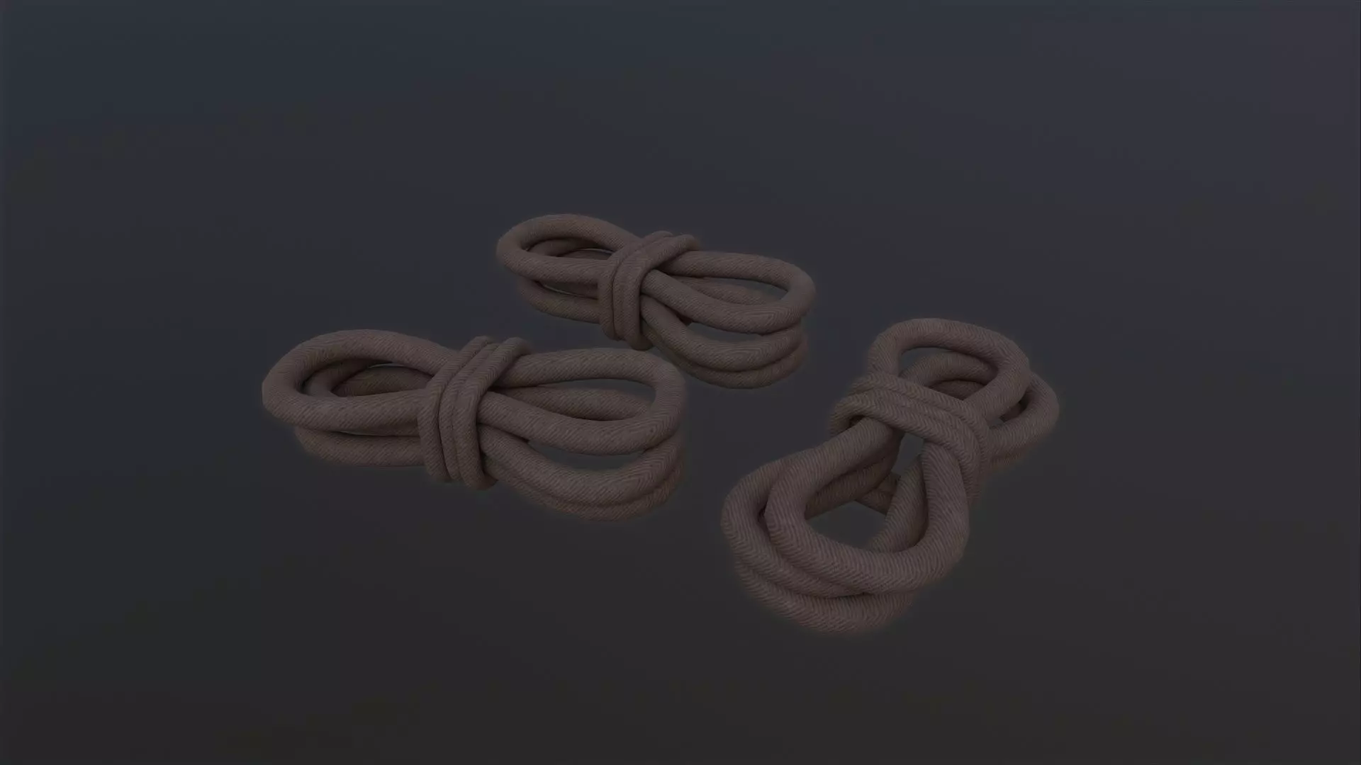 Rope Knot 3D Model Low-poly 3D model_0