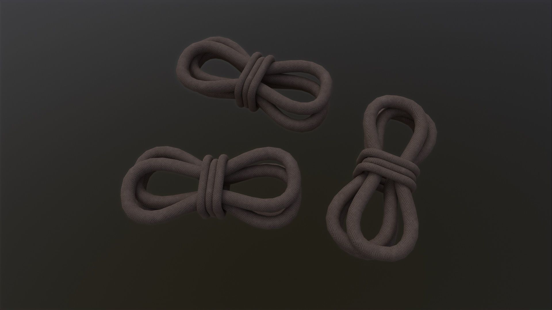 Rope Knot 3D Model Low-poly 3D model_5