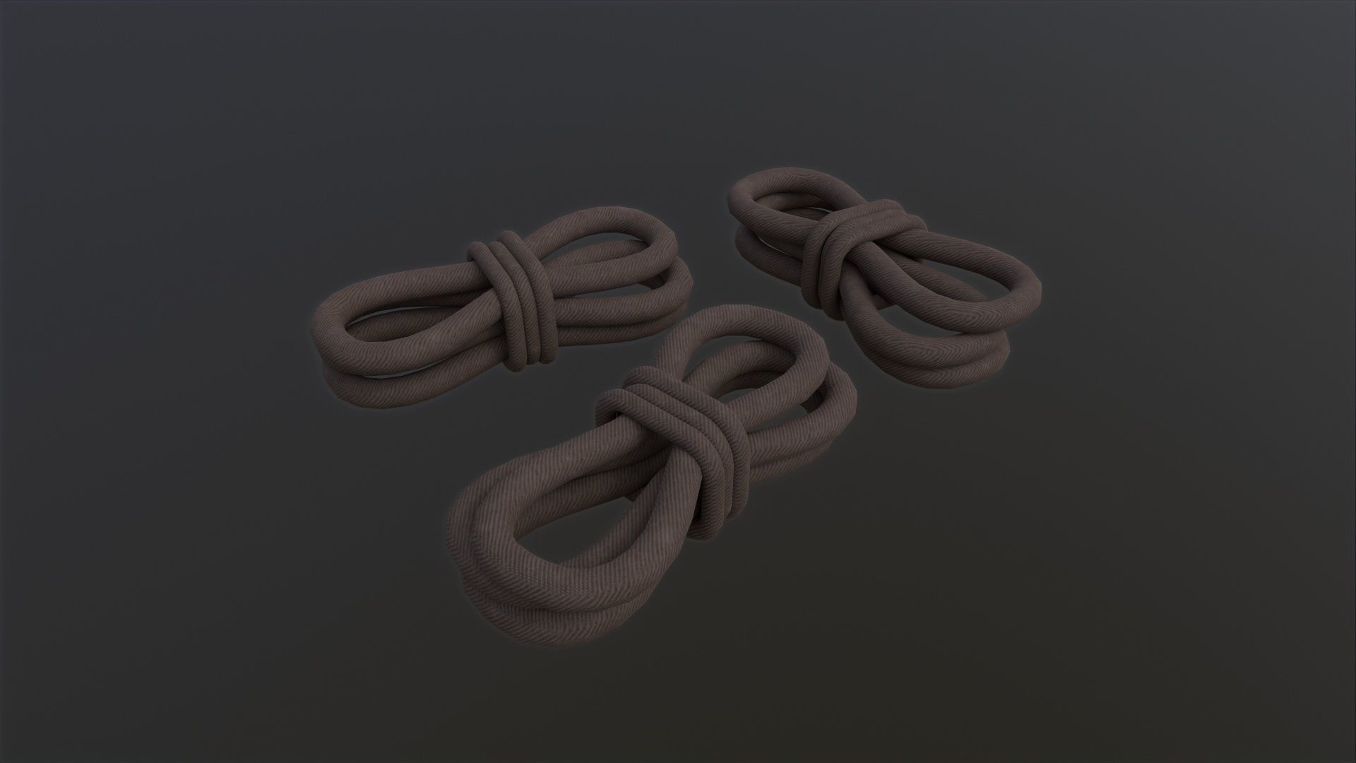 Rope Knot 3D Model Low-poly 3D model_2
