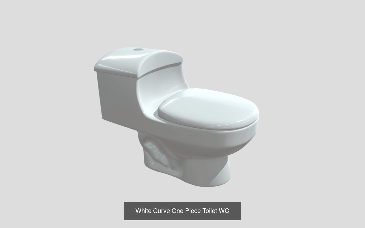 Bathroom - elements for the bathroom - Bano Banos 3D Model Collection_3