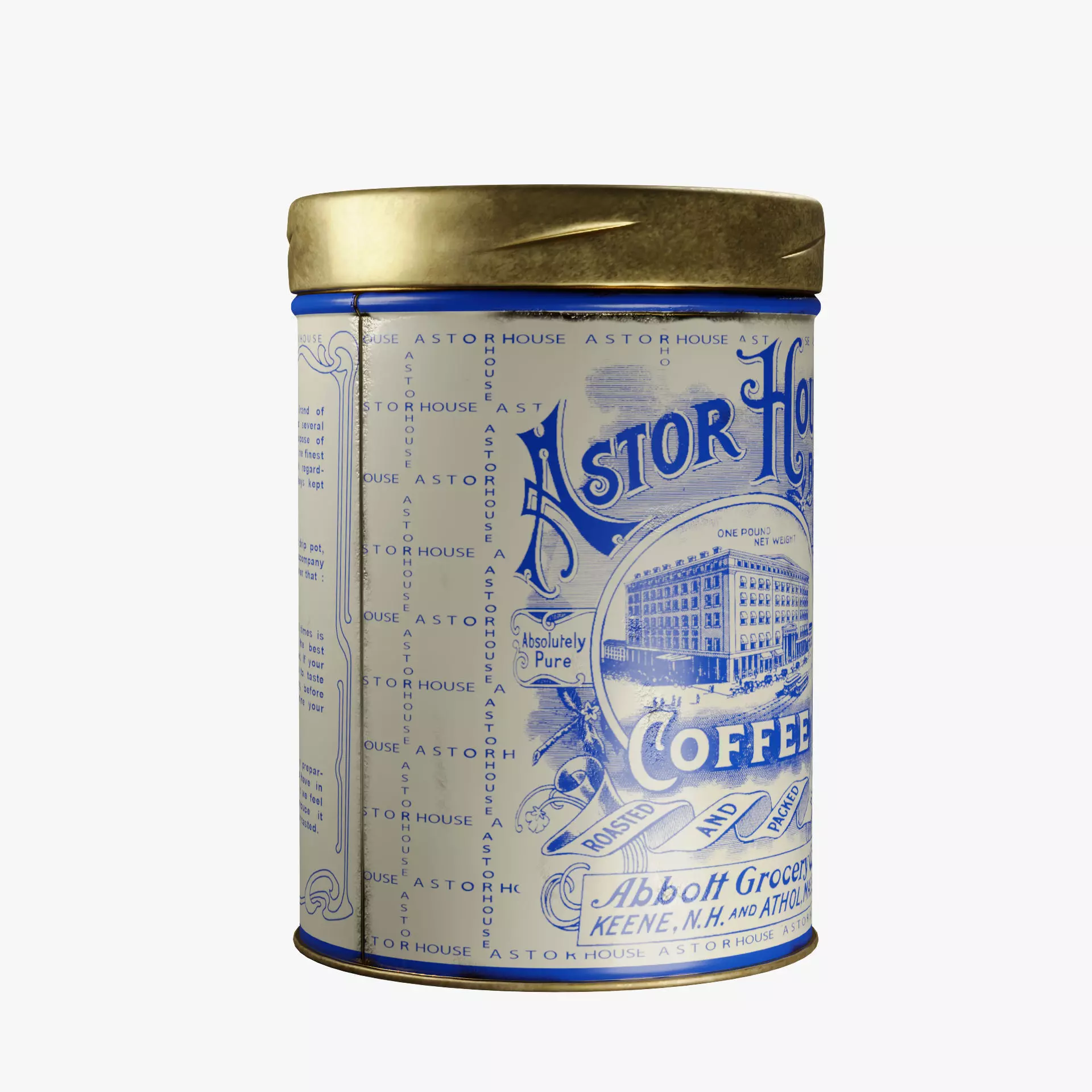  Vintage Coffee Can 3D model_0