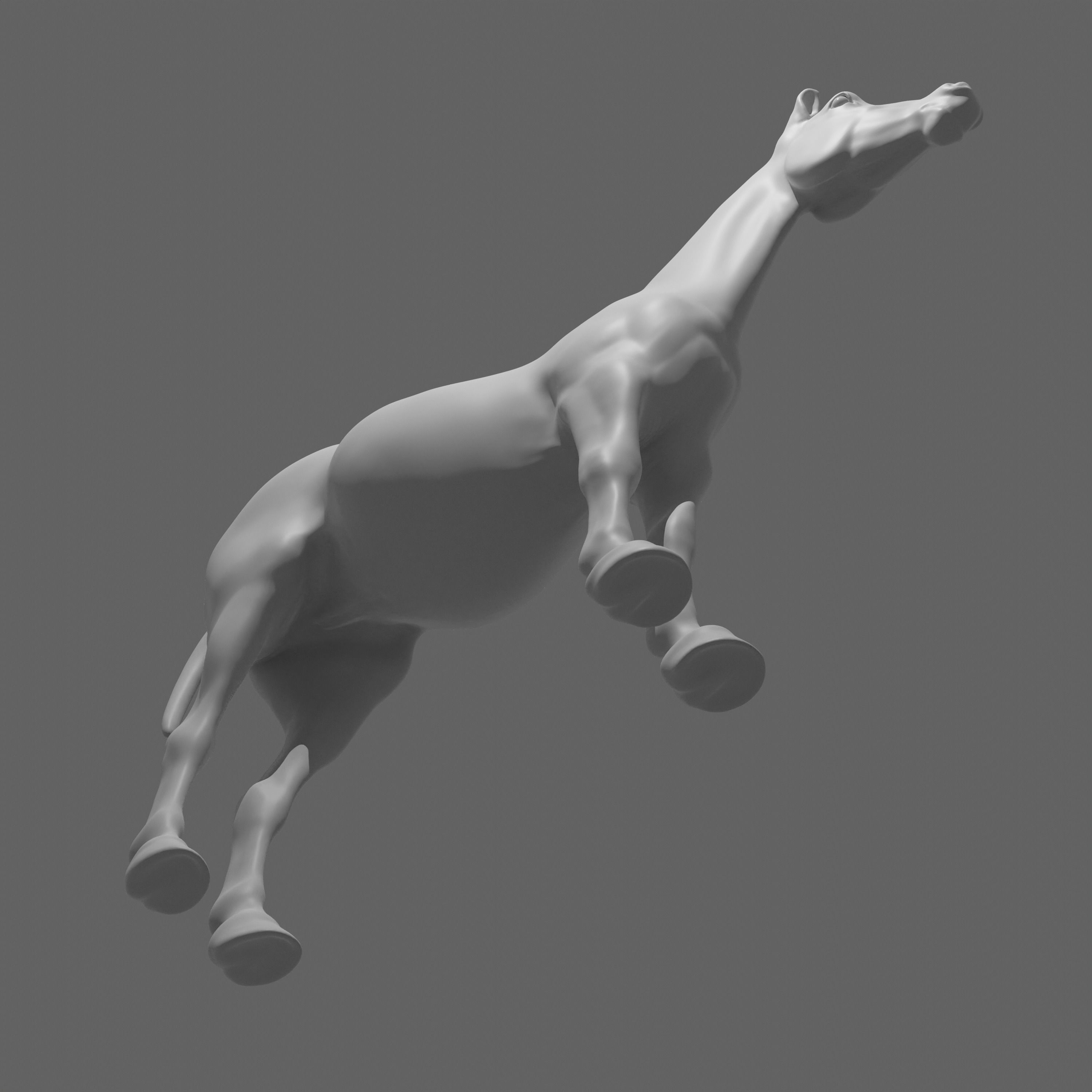 Most realistic horse 3D model_12