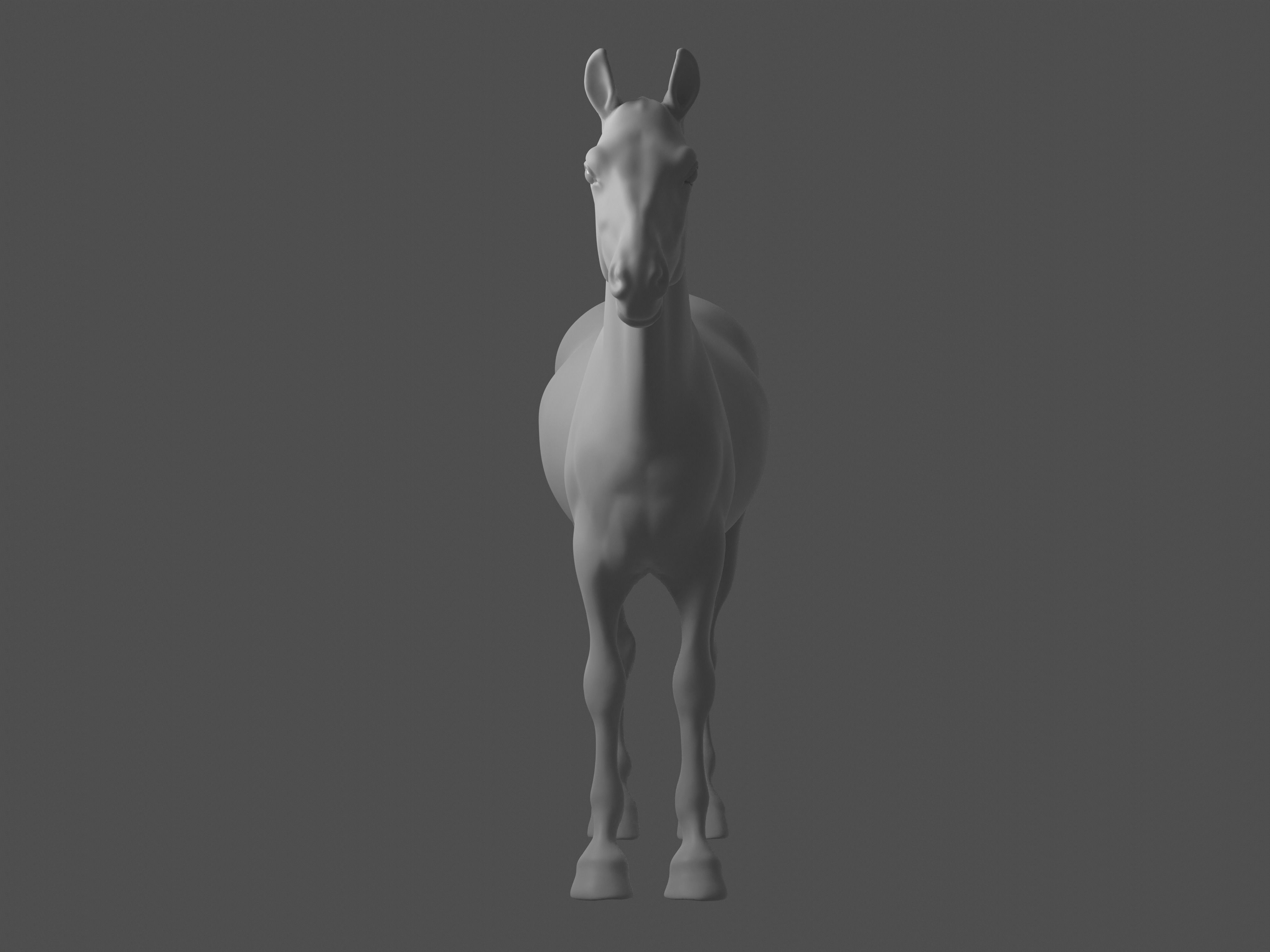 Most realistic horse 3D model_22