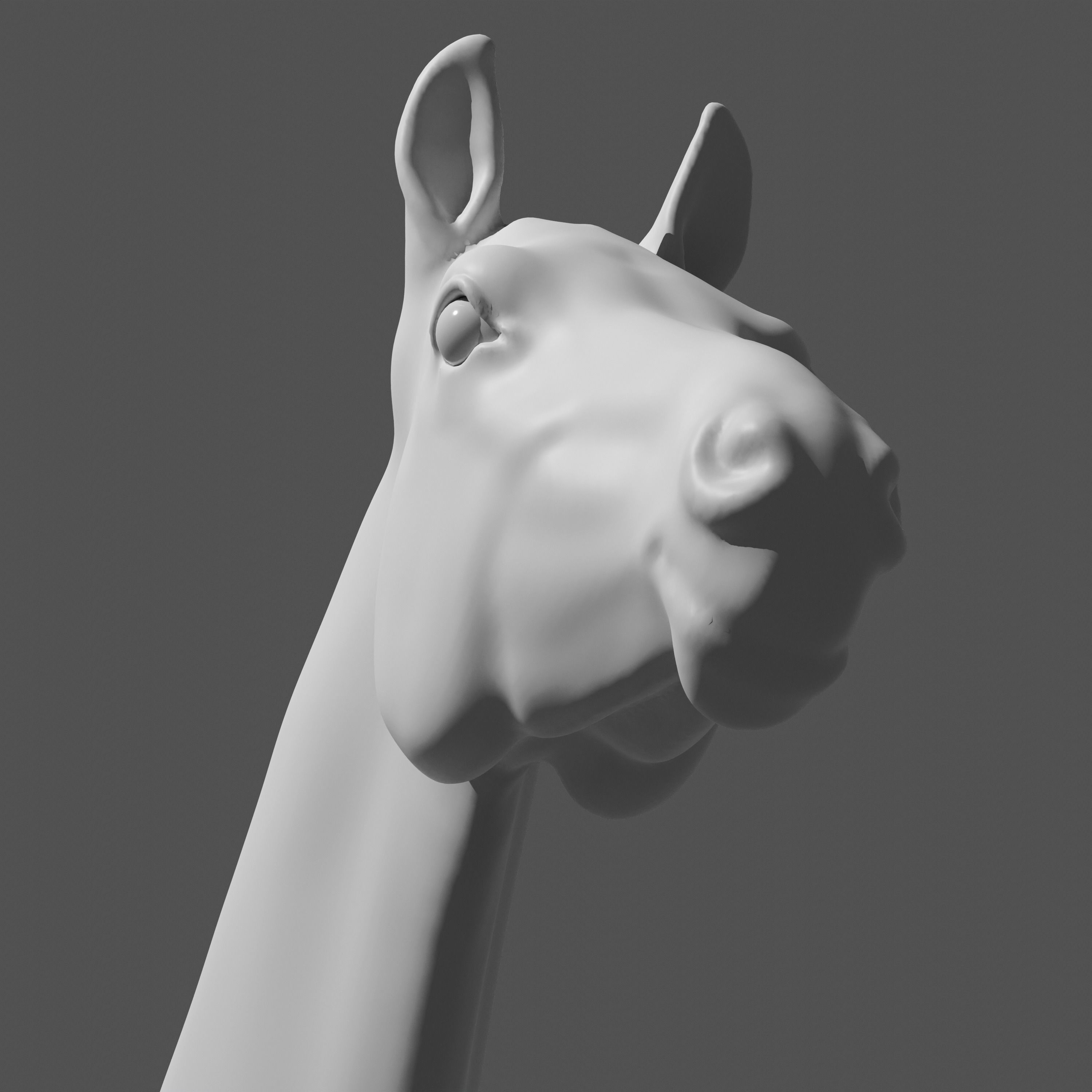 Most realistic horse 3D model_1
