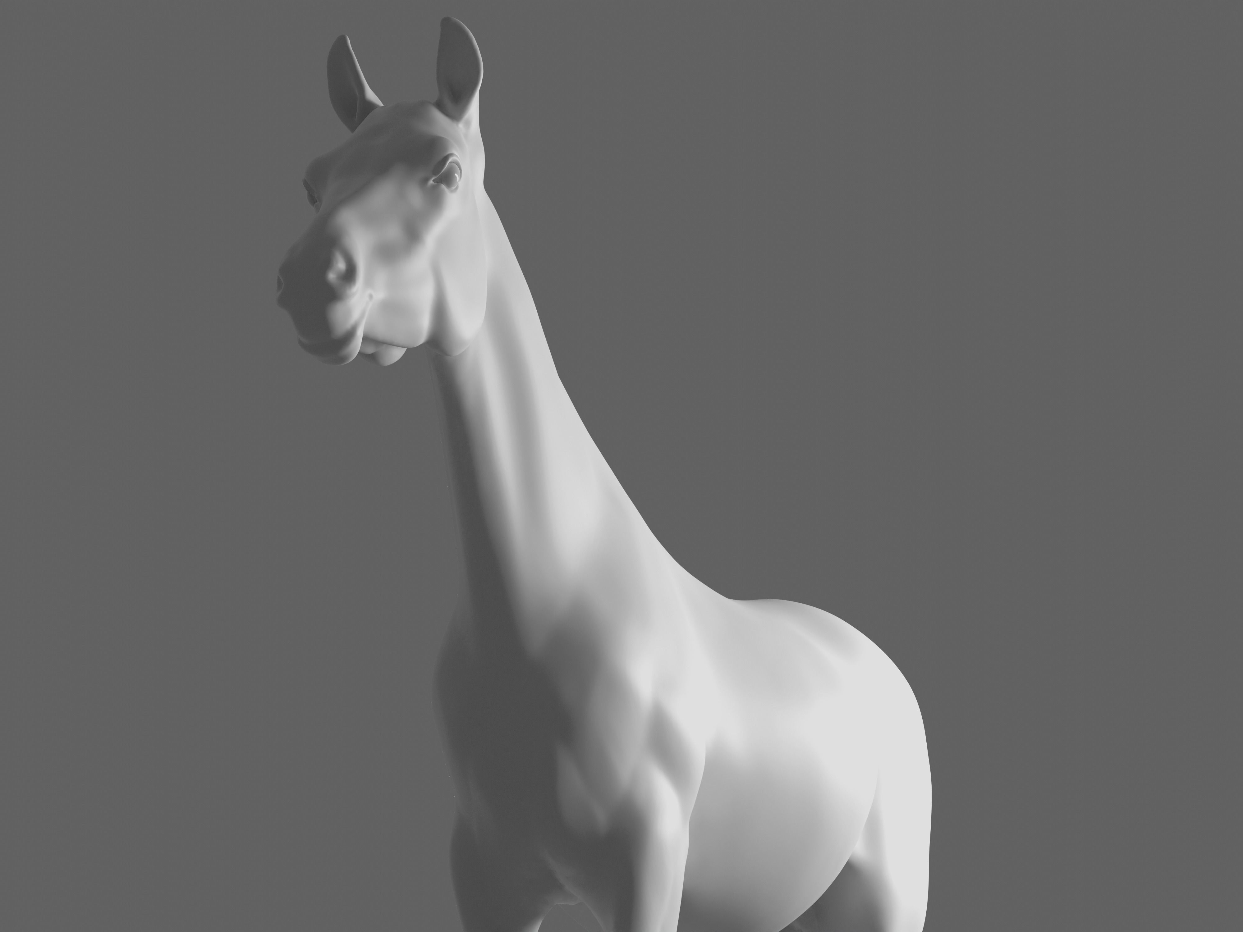 Most realistic horse 3D model_17