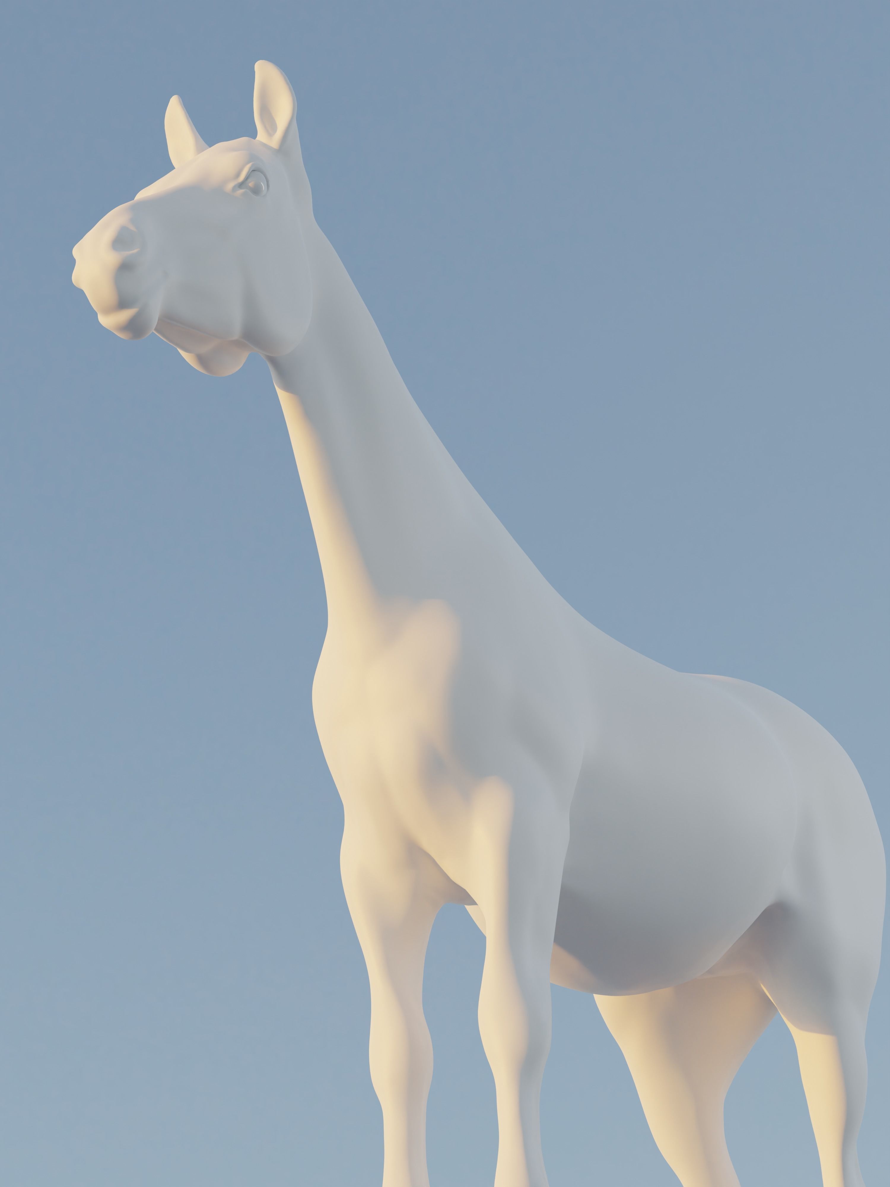 Most realistic horse 3D model_5