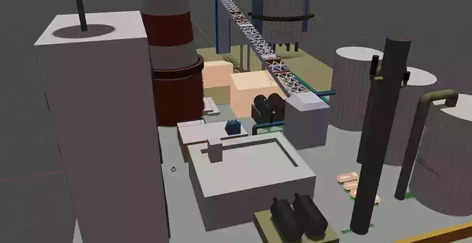 3D Factory Model 