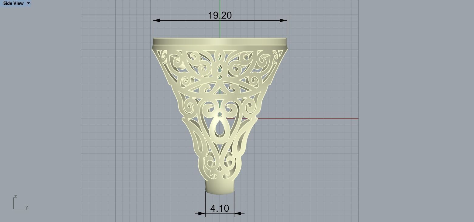 mens signet ring  3D print model_12